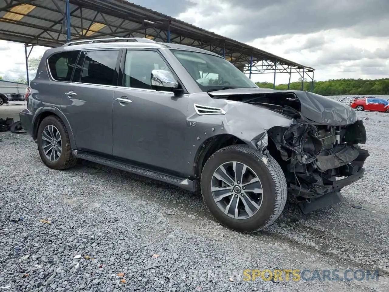 4 Photograph of a damaged car JN8AY2NC1K9584097 NISSAN ARMADA 2019