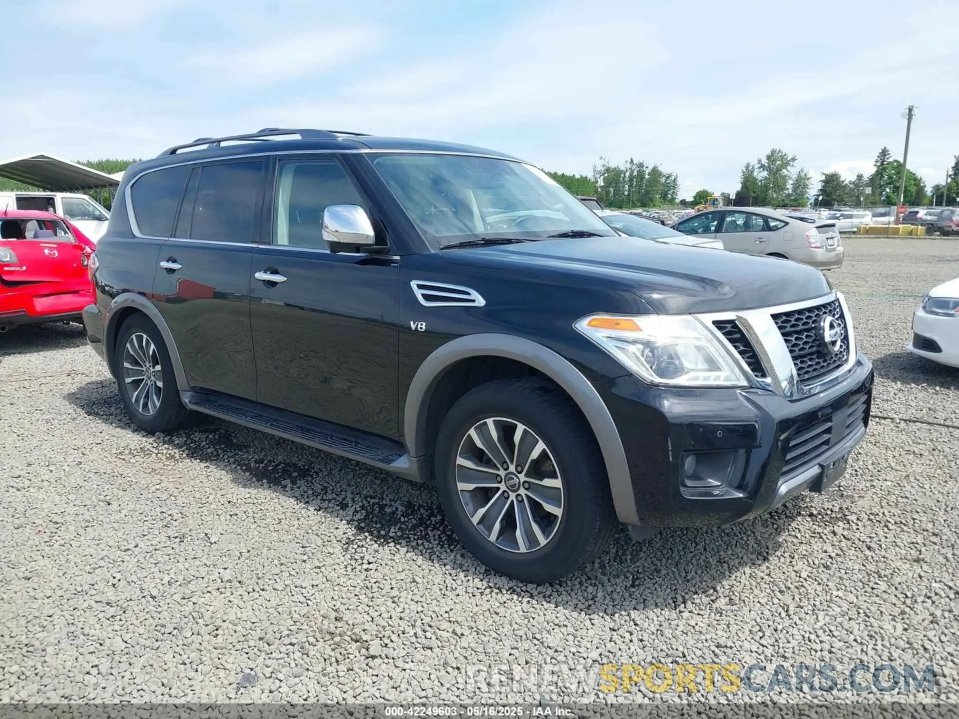 1 Photograph of a damaged car JN8AY2NC3KX510384 NISSAN ARMADA 2019