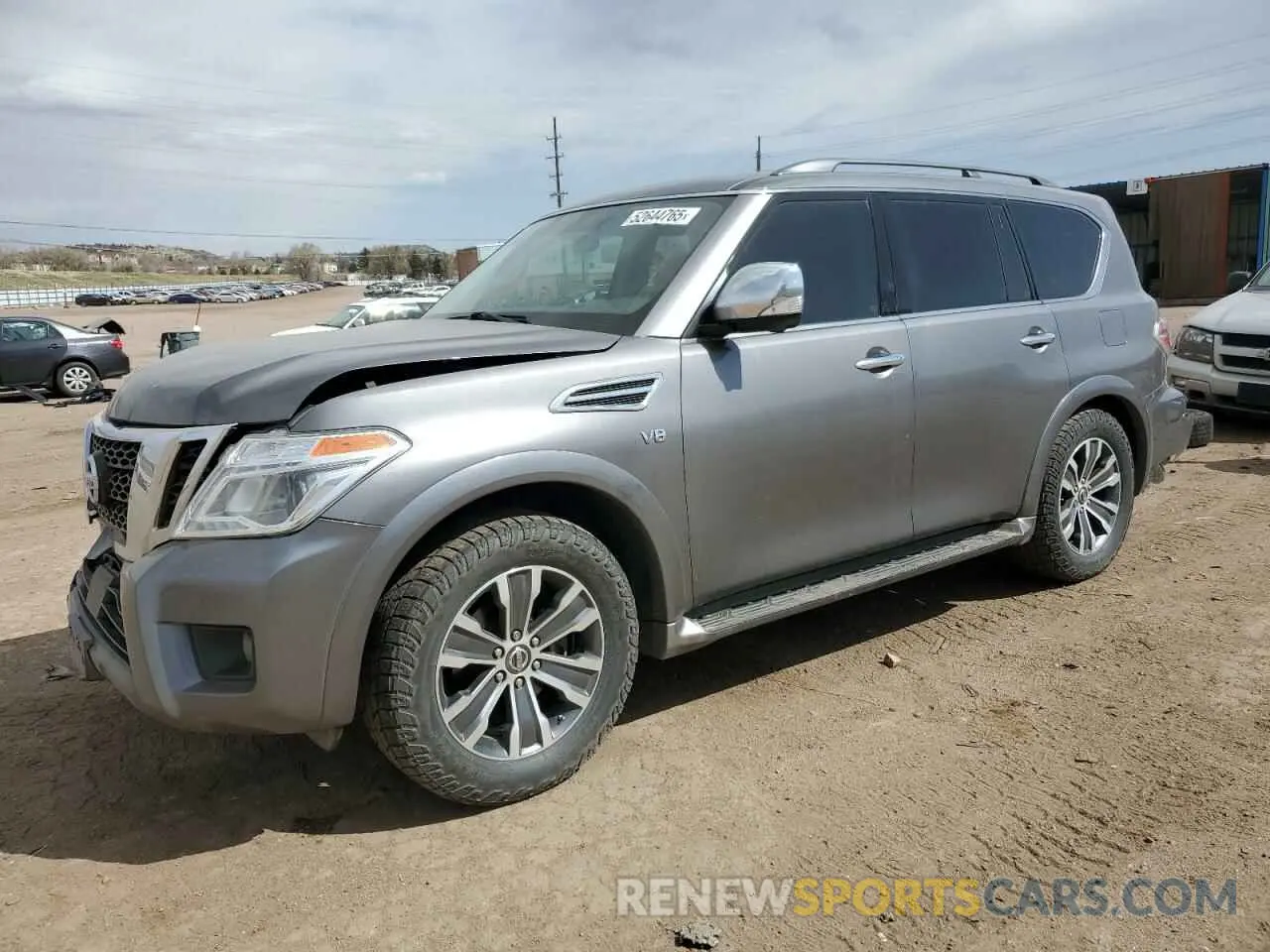 1 Photograph of a damaged car JN8AY2NC4KX512564 NISSAN ARMADA 2019