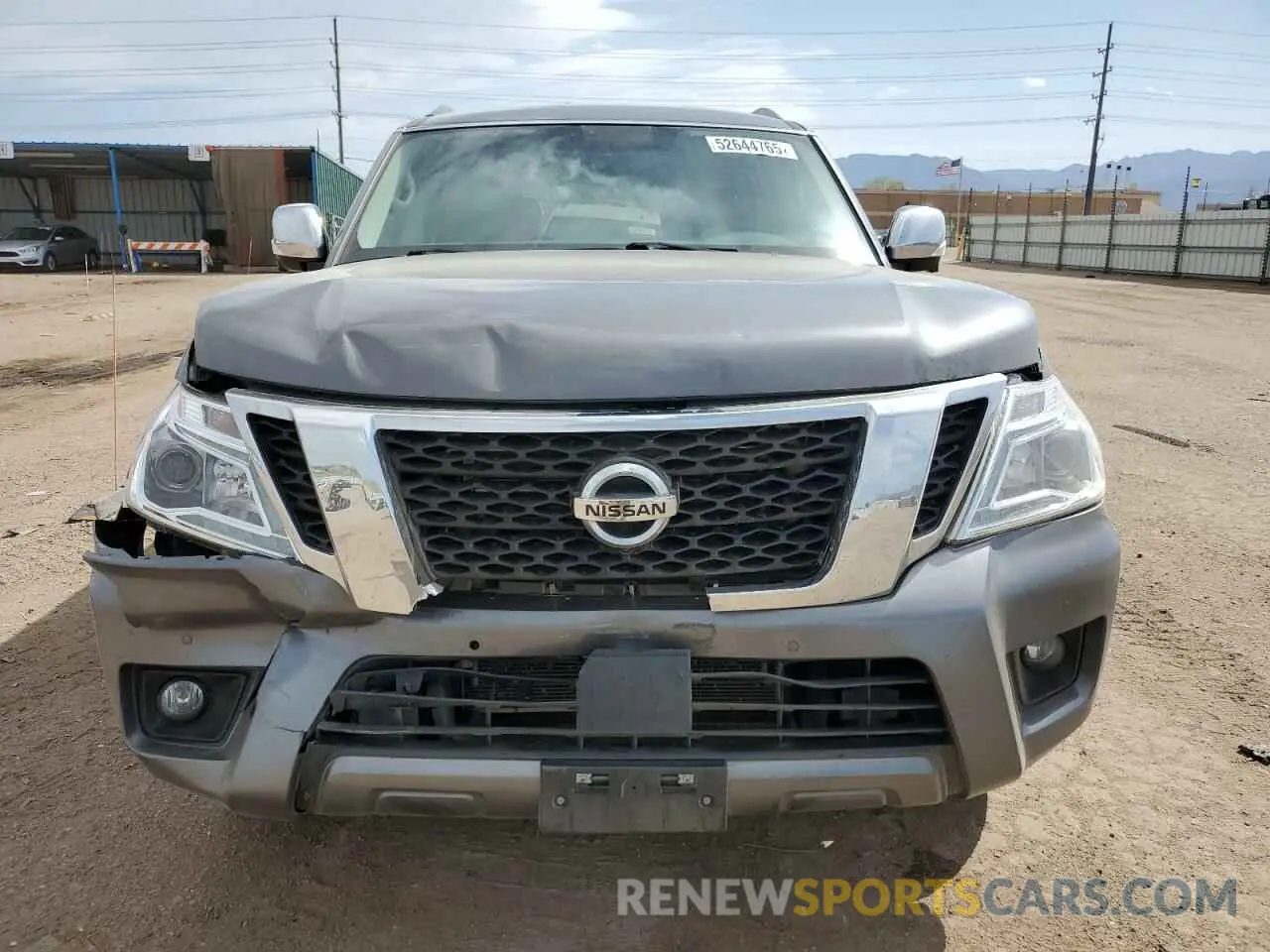 5 Photograph of a damaged car JN8AY2NC4KX512564 NISSAN ARMADA 2019
