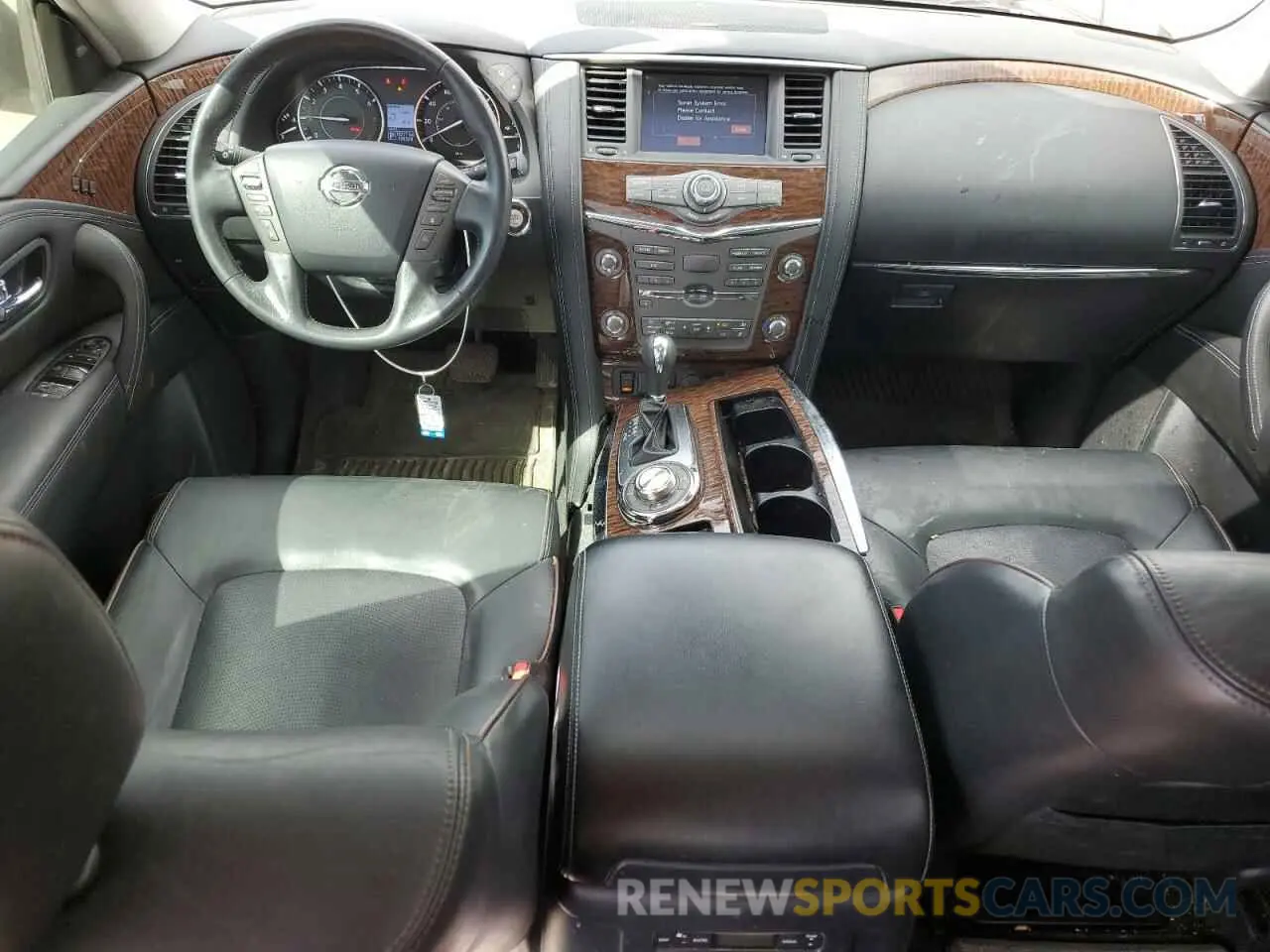 8 Photograph of a damaged car JN8AY2NC4KX512564 NISSAN ARMADA 2019