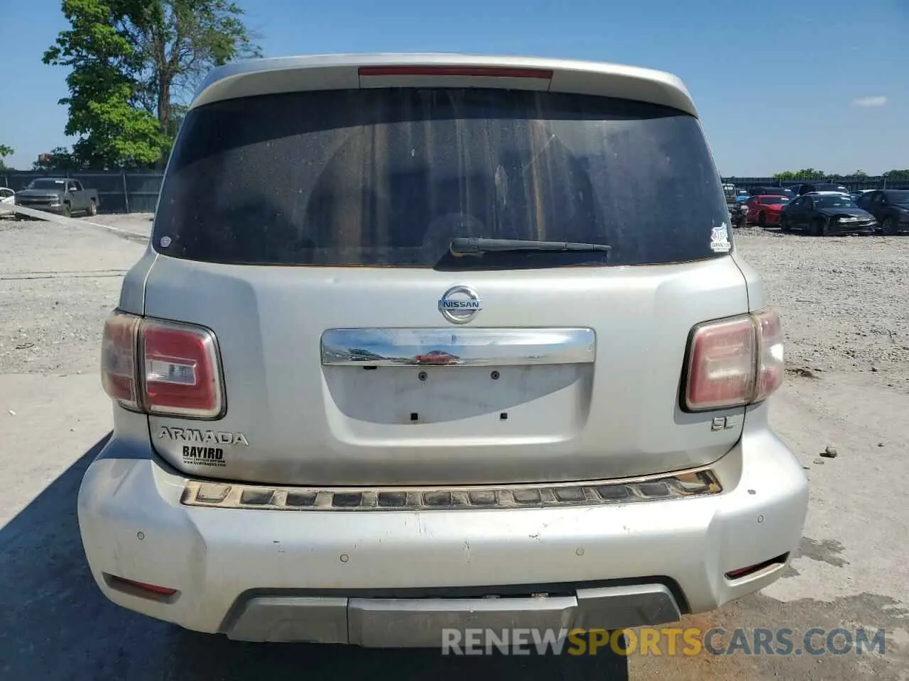 6 Photograph of a damaged car JN8AY2NC8KX509294 NISSAN ARMADA 2019