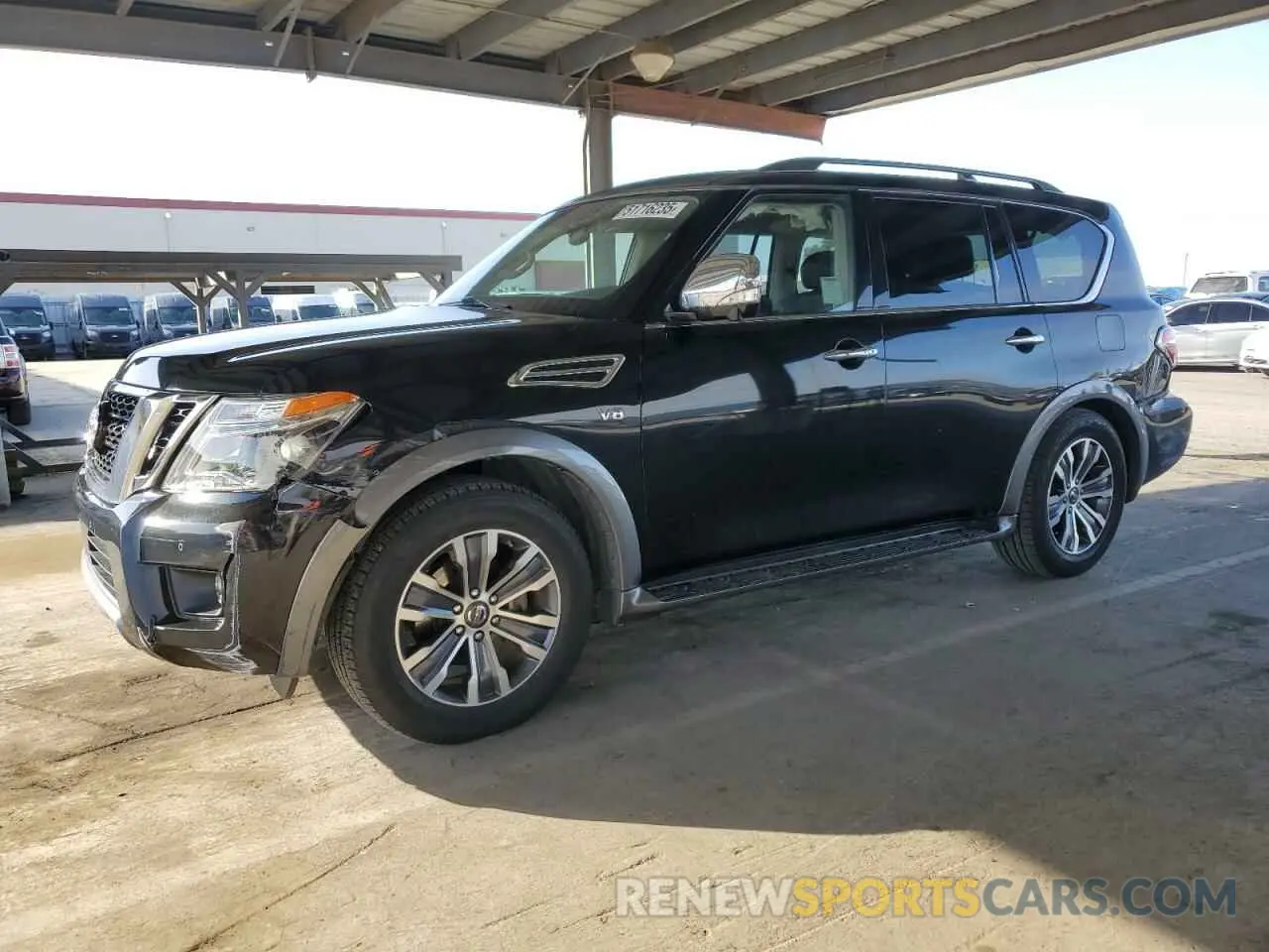 1 Photograph of a damaged car JN8AY2NCXK9587192 NISSAN ARMADA 2019