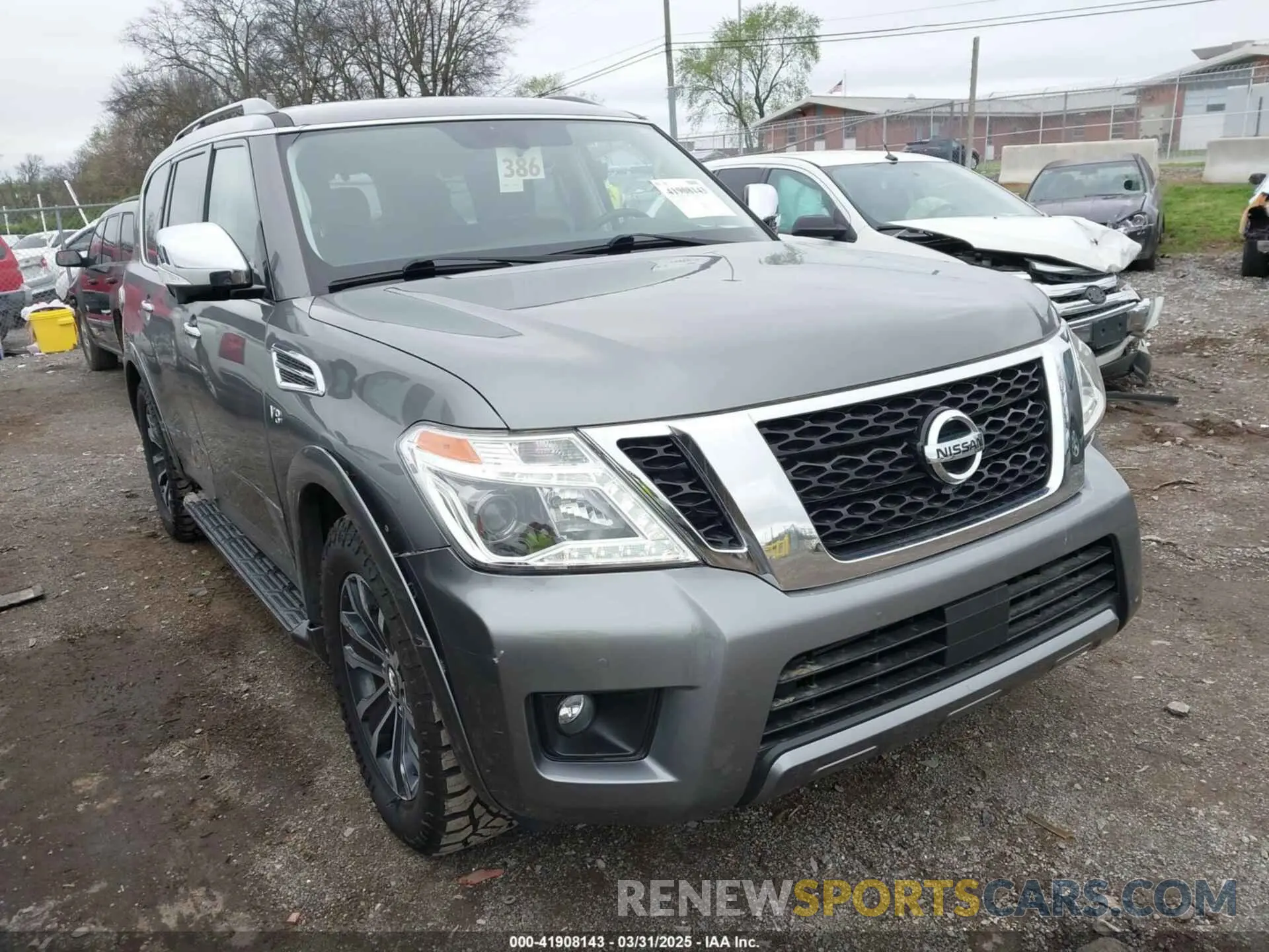 1 Photograph of a damaged car JN8AY2ND1KX008062 NISSAN ARMADA 2019