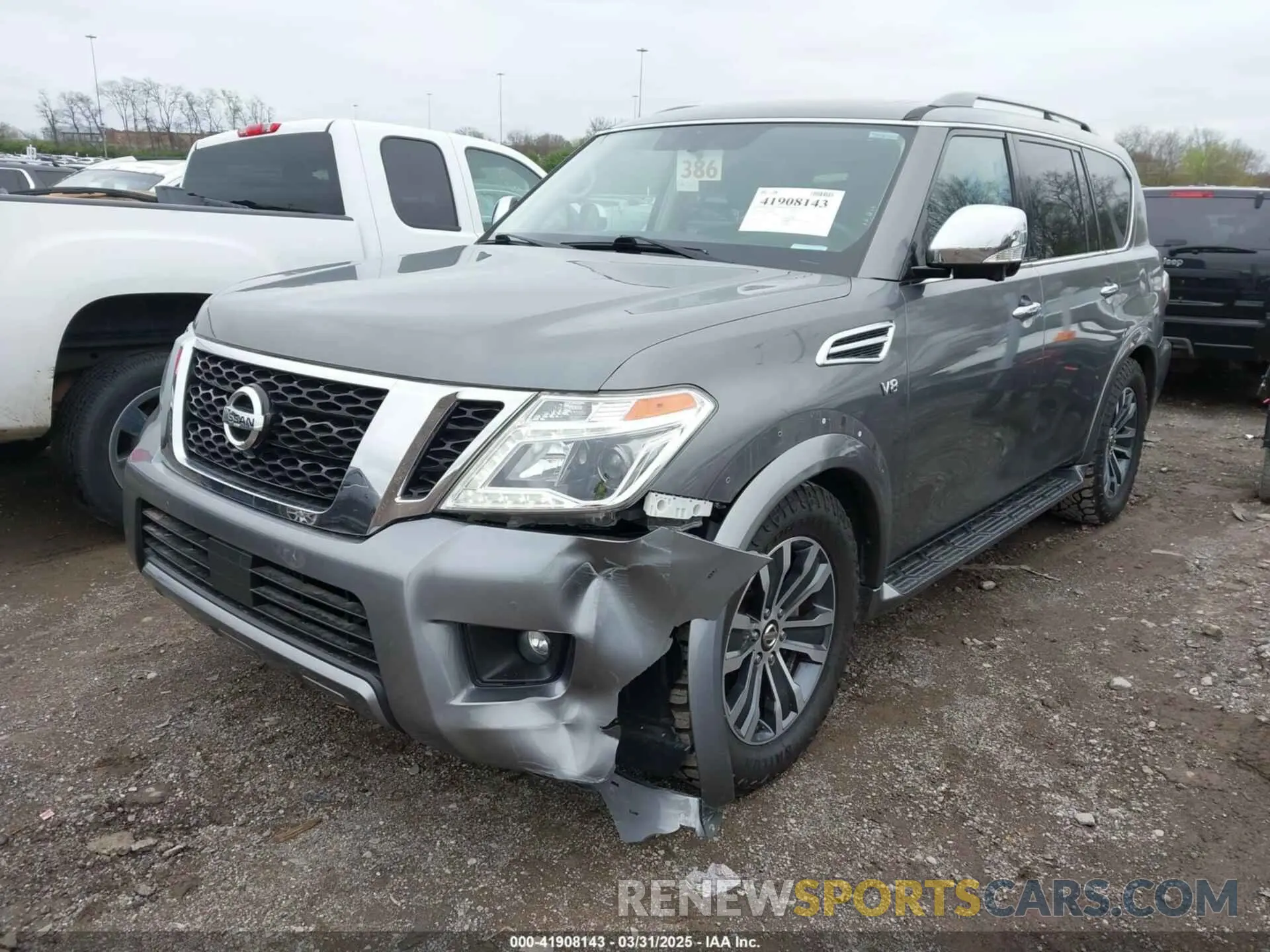 6 Photograph of a damaged car JN8AY2ND1KX008062 NISSAN ARMADA 2019