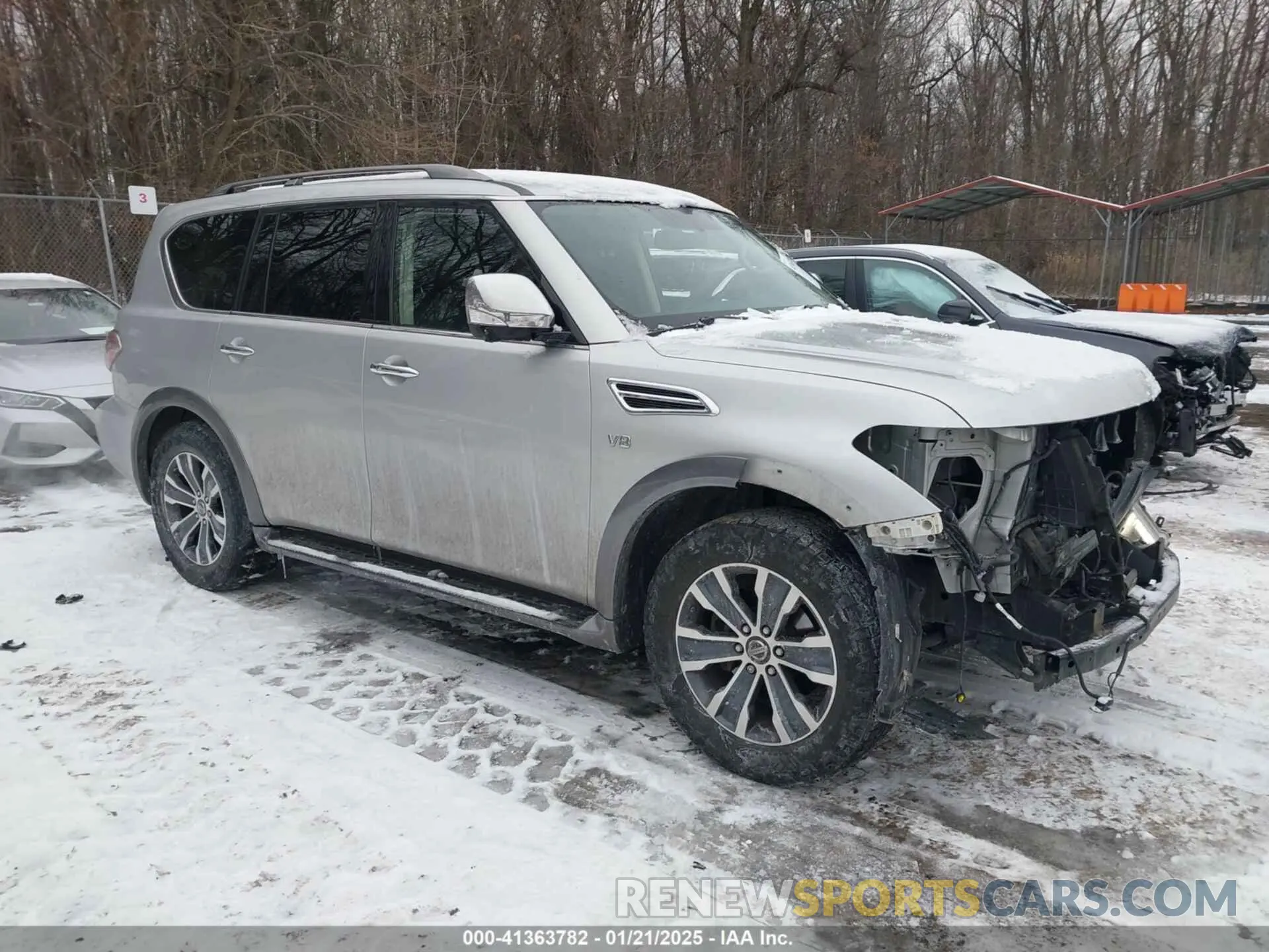 1 Photograph of a damaged car JN8AY2ND2K9091621 NISSAN ARMADA 2019