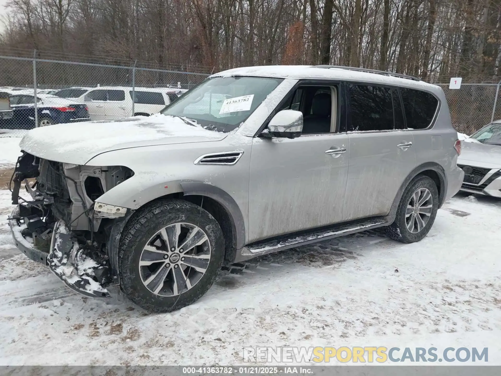 2 Photograph of a damaged car JN8AY2ND2K9091621 NISSAN ARMADA 2019