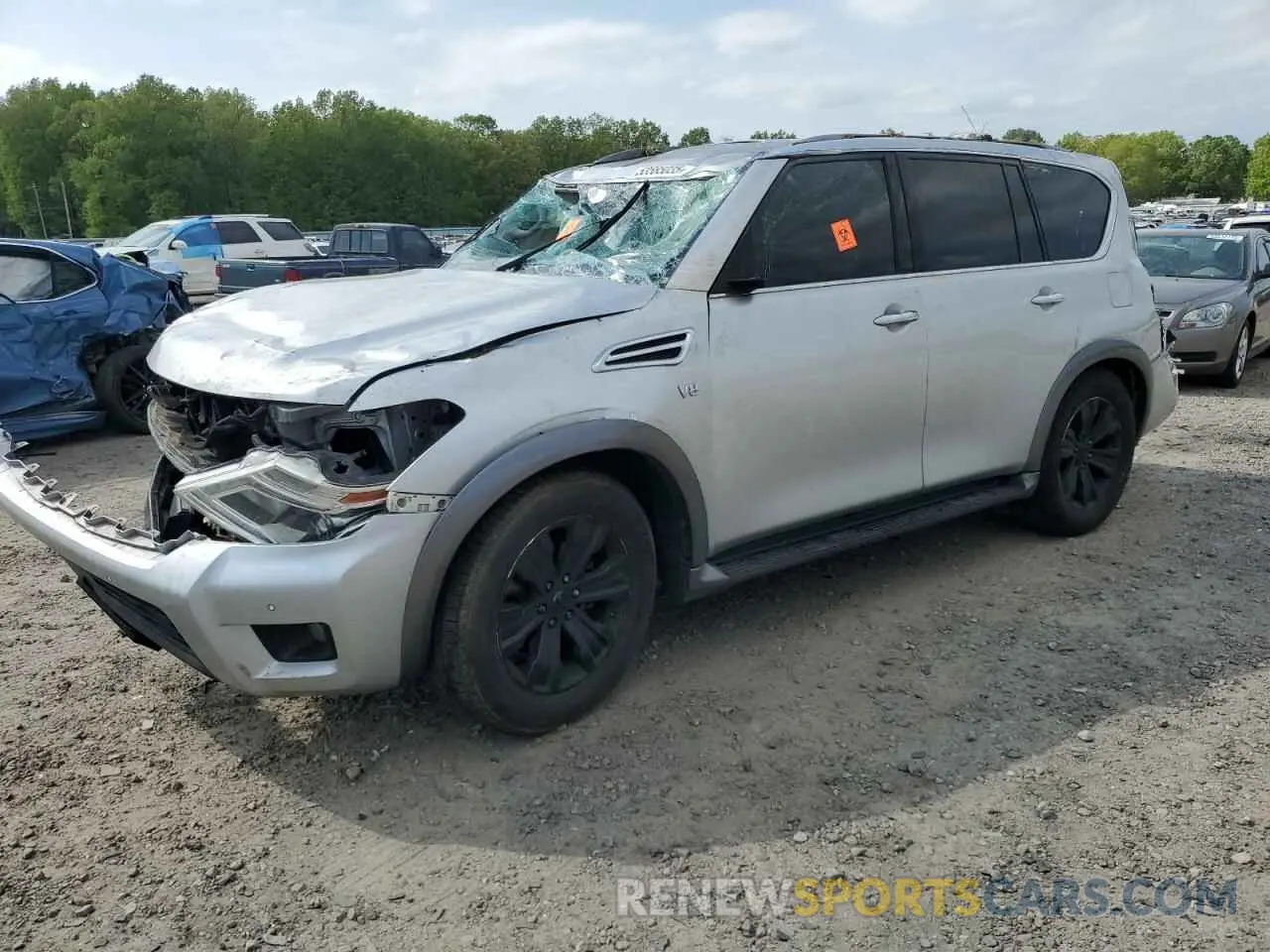 1 Photograph of a damaged car JN8AY2ND5K9090382 NISSAN ARMADA 2019