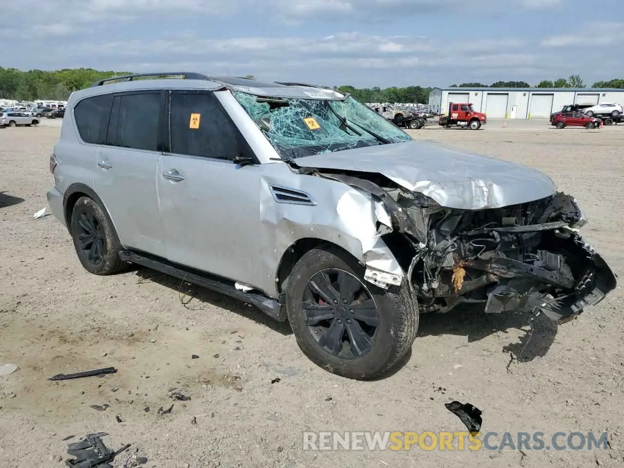 4 Photograph of a damaged car JN8AY2ND5K9090382 NISSAN ARMADA 2019