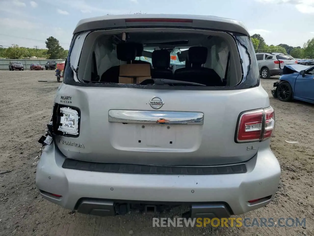 6 Photograph of a damaged car JN8AY2ND5K9090382 NISSAN ARMADA 2019