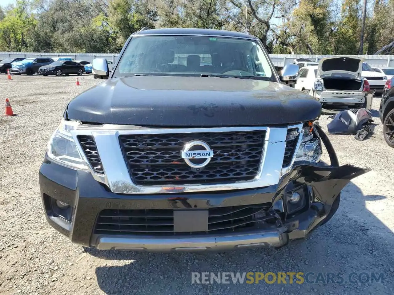 5 Photograph of a damaged car JN8AY2ND6K9086017 NISSAN ARMADA 2019