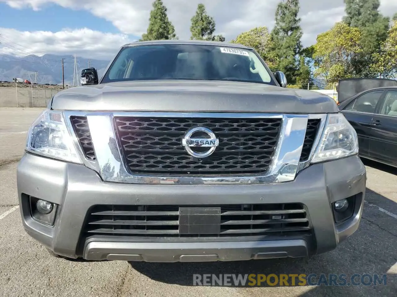 5 Photograph of a damaged car JN8AY2ND7KX010527 NISSAN ARMADA 2019