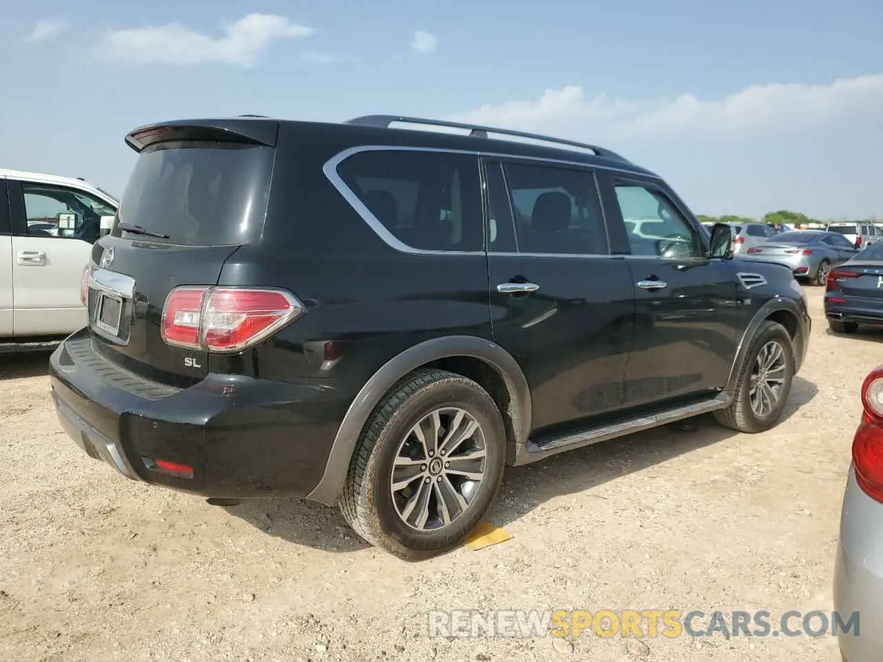3 Photograph of a damaged car JN8AY2ND9K9090837 NISSAN ARMADA 2019