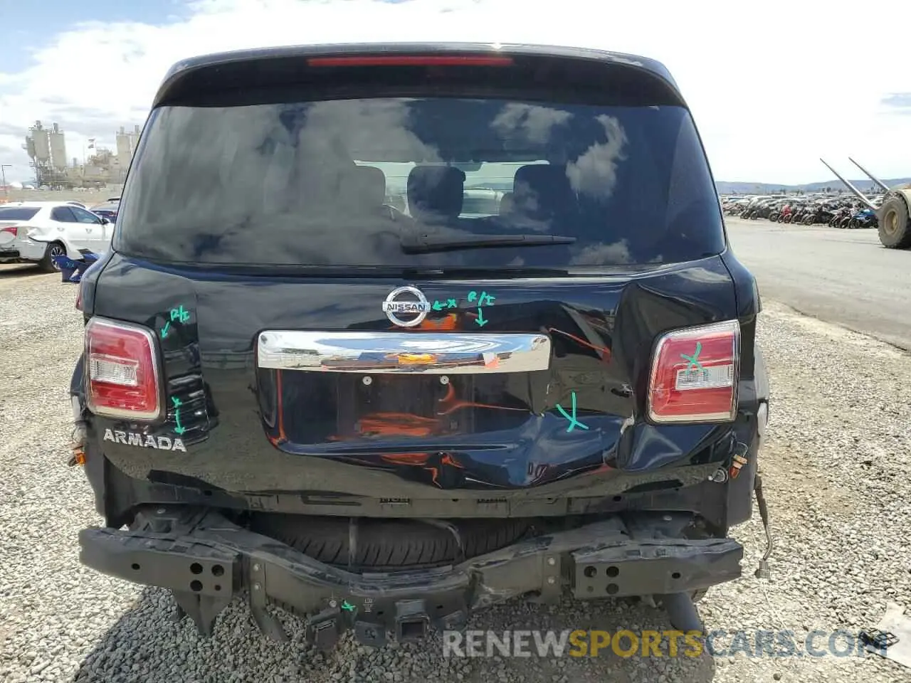 6 Фотография поврежденного автомобиля JN8AY2ND9K9093012 NISSAN ARMADA 2019