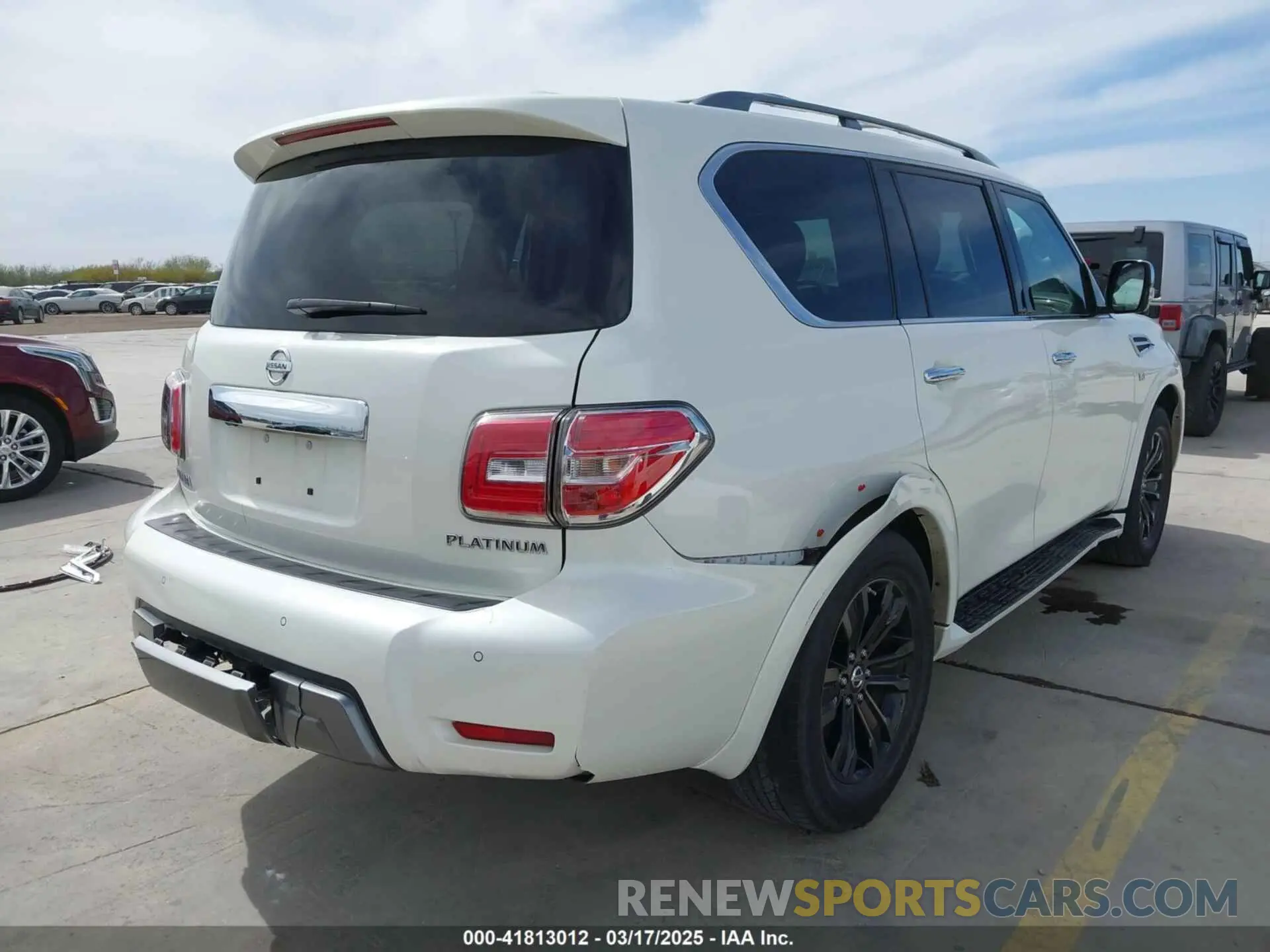 4 Фотография поврежденного автомобиля JN8AY2NF3K9350263 NISSAN ARMADA 2019