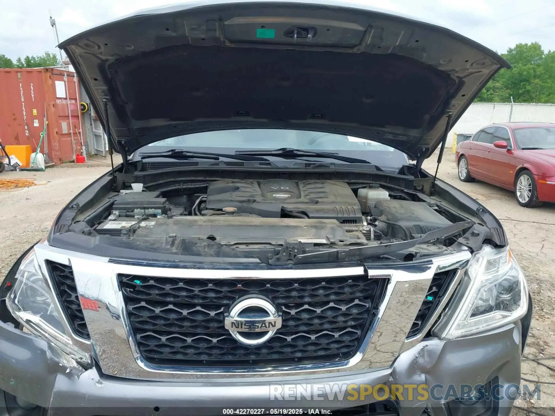 10 Photograph of a damaged car JN8AY2NF3K9351025 NISSAN ARMADA 2019