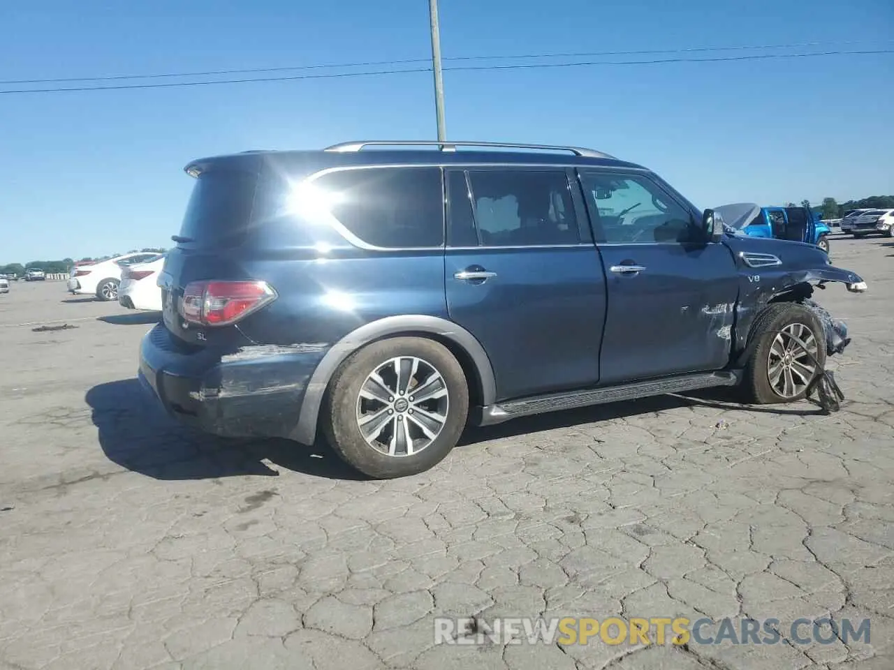 3 Фотография поврежденного автомобиля JN8AY2NC4LX516499 NISSAN ARMADA 2020