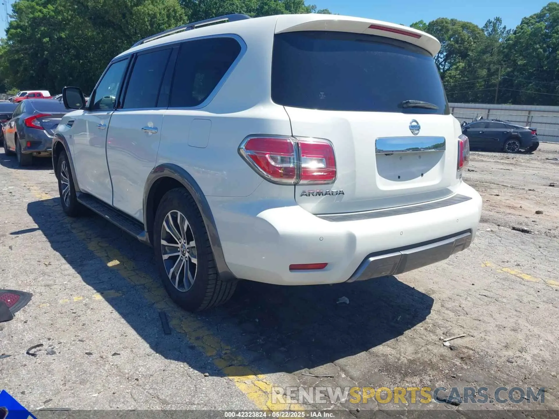 3 Photograph of a damaged car JN8AY2NC5L9615157 NISSAN ARMADA 2020