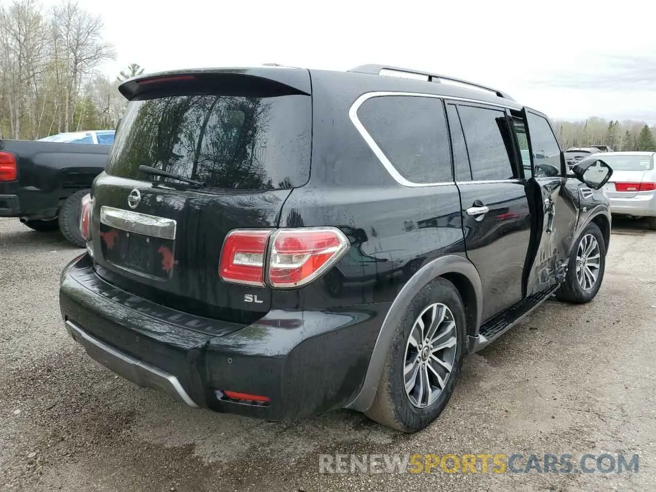 3 Фотография поврежденного автомобиля JN8AY2NC5L9621606 NISSAN ARMADA 2020