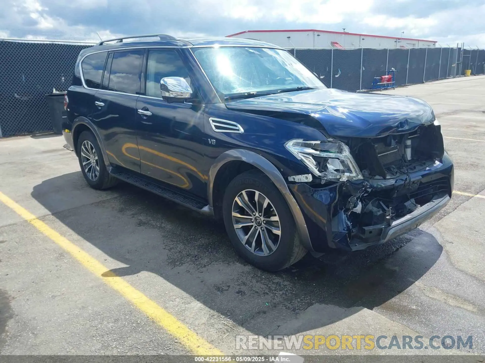 1 Фотография поврежденного автомобиля JN8AY2NC6L9615068 NISSAN ARMADA 2020