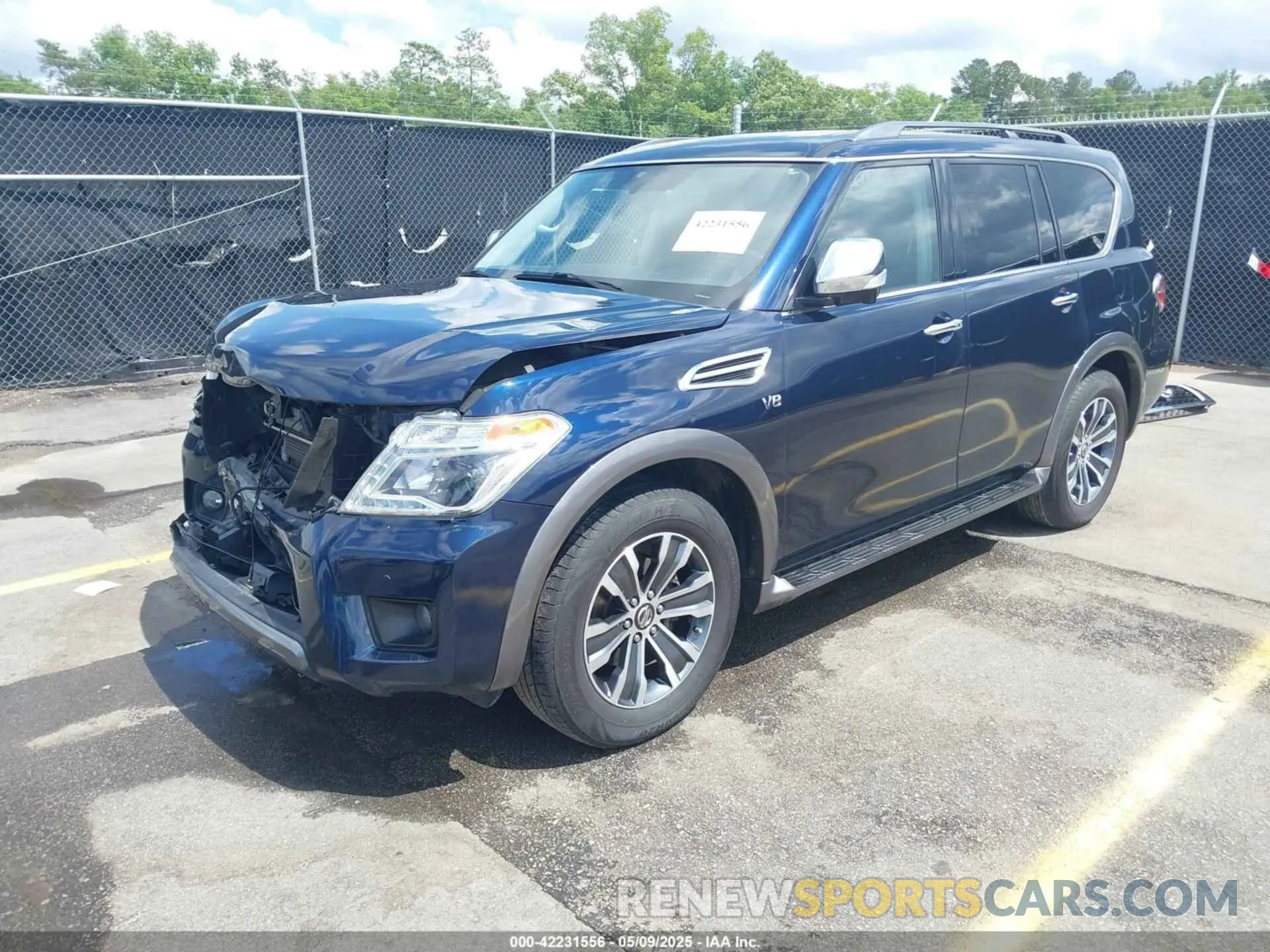 2 Фотография поврежденного автомобиля JN8AY2NC6L9615068 NISSAN ARMADA 2020