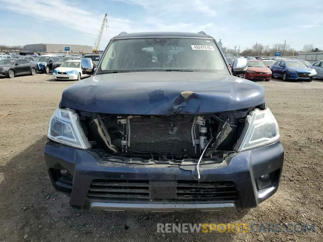 5 Photograph of a damaged car JN8AY2NC7L9615936 NISSAN ARMADA 2020