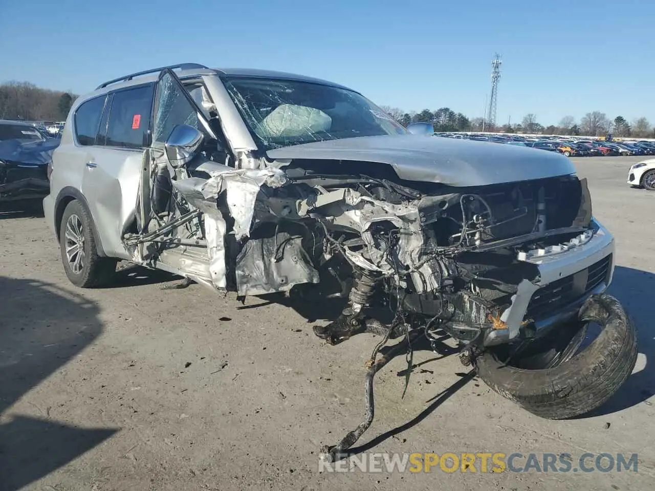 4 Photograph of a damaged car JN8AY2NC8L9615525 NISSAN ARMADA 2020