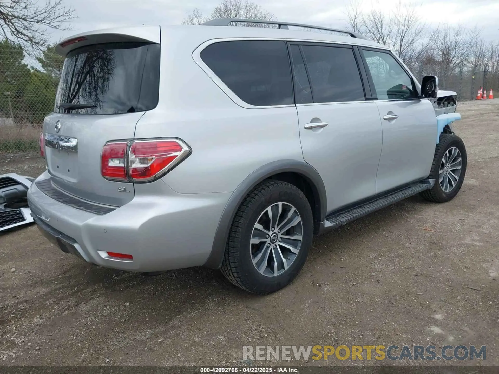 4 Фотография поврежденного автомобиля JN8AY2NC9L9616120 NISSAN ARMADA 2020