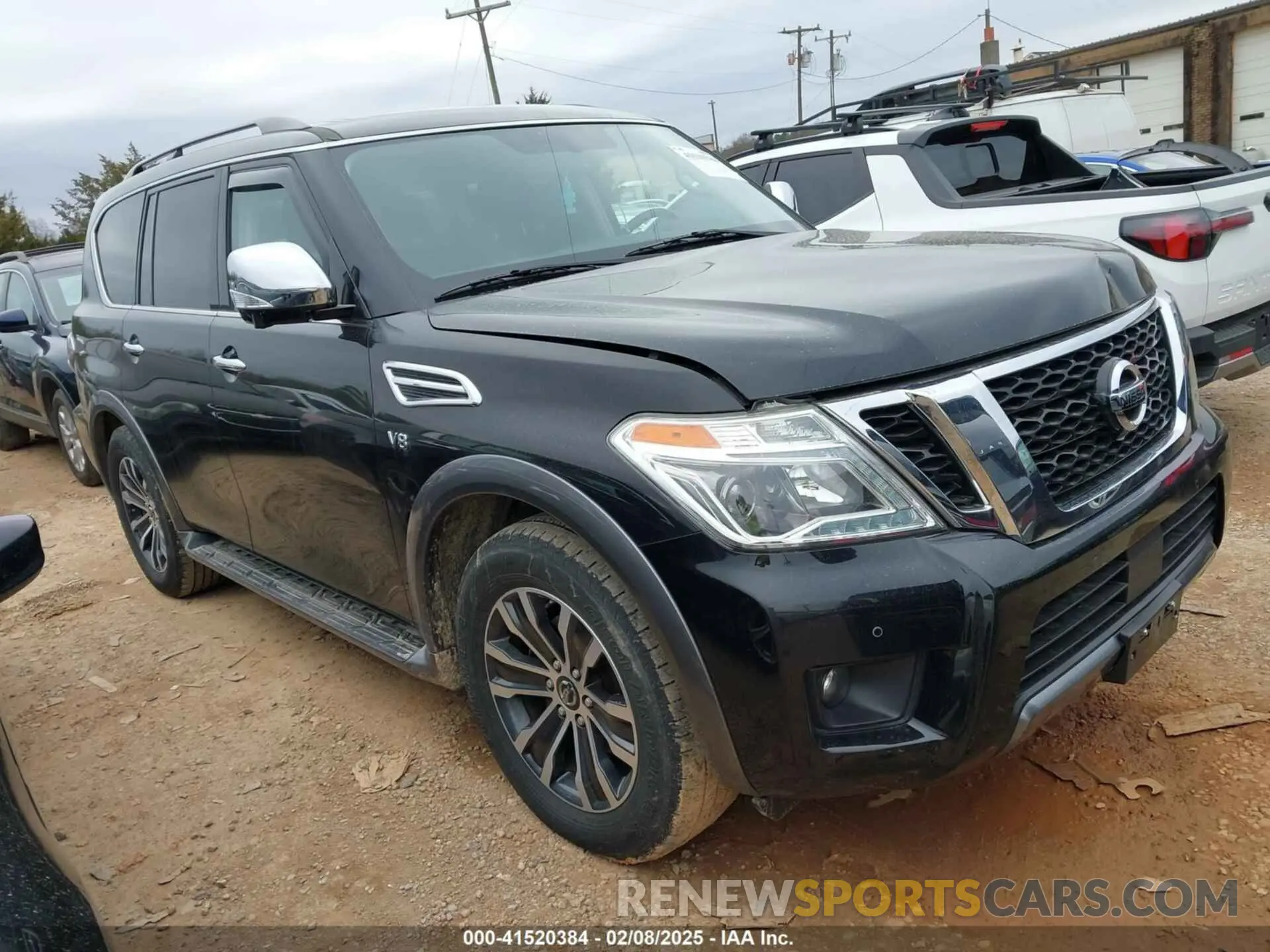 1 Photograph of a damaged car JN8AY2NCXL9616093 NISSAN ARMADA 2020