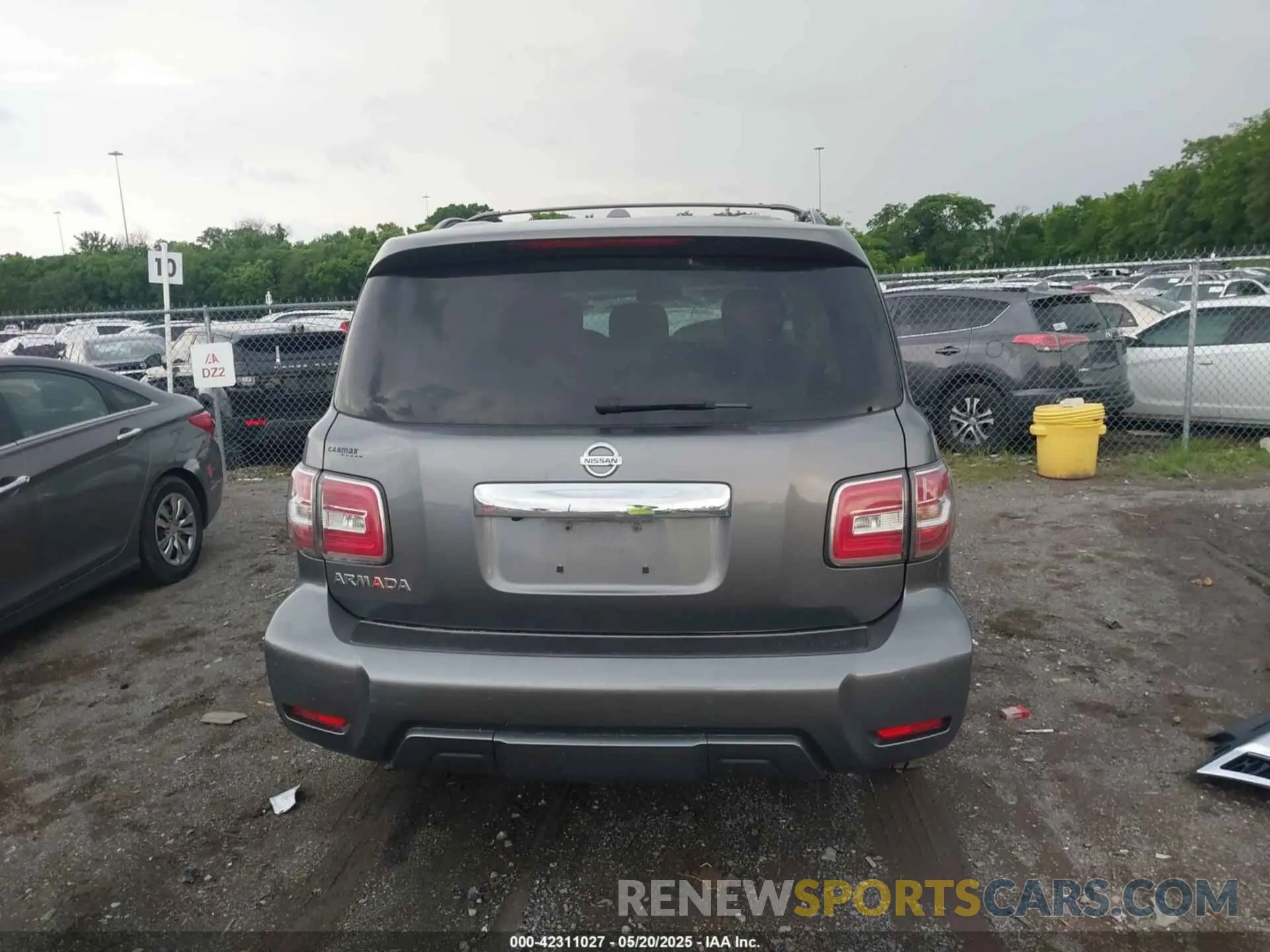 17 Фотография поврежденного автомобиля JN8AY2ND0L9105632 NISSAN ARMADA 2020