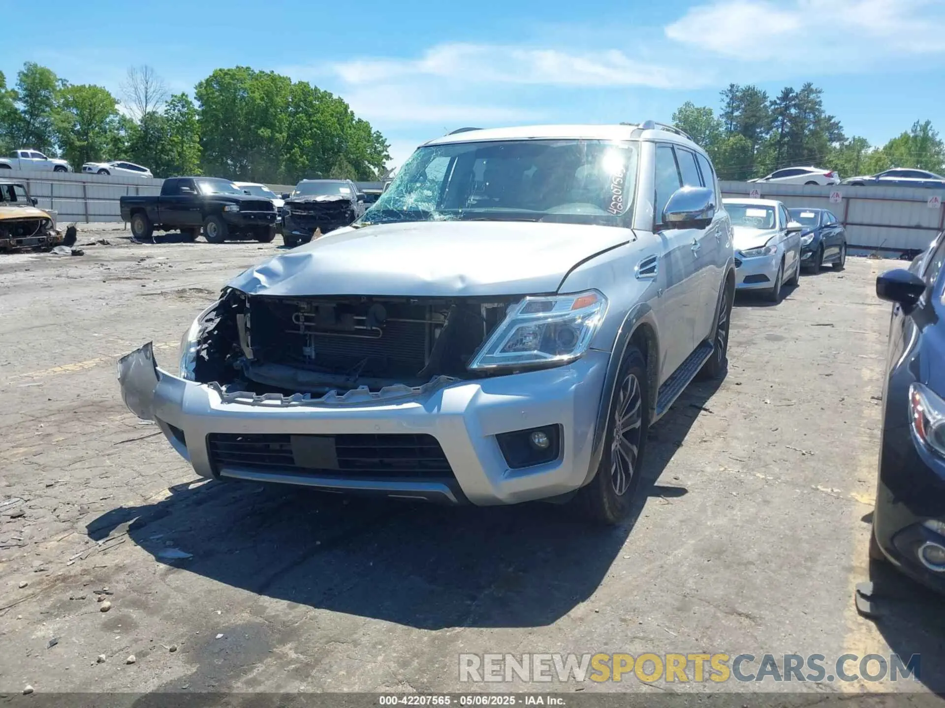 2 Фотография поврежденного автомобиля JN8AY2ND1L9108880 NISSAN ARMADA 2020