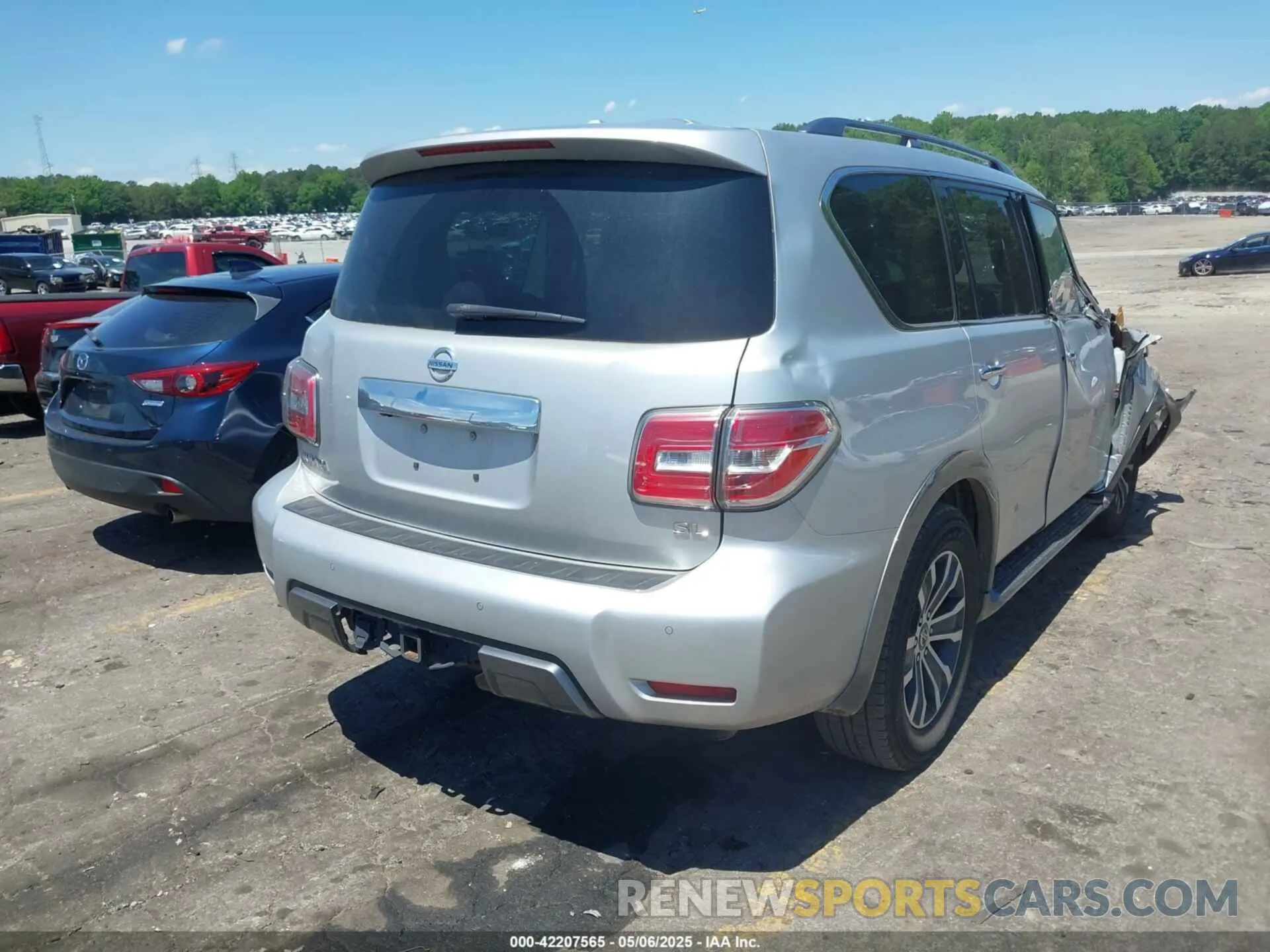 4 Фотография поврежденного автомобиля JN8AY2ND1L9108880 NISSAN ARMADA 2020