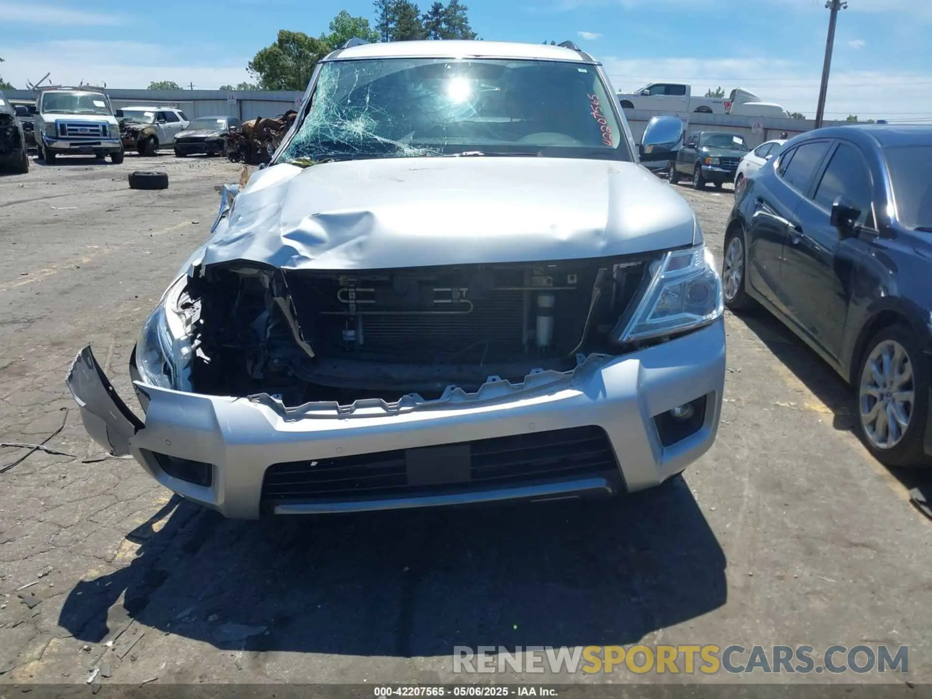 6 Фотография поврежденного автомобиля JN8AY2ND1L9108880 NISSAN ARMADA 2020