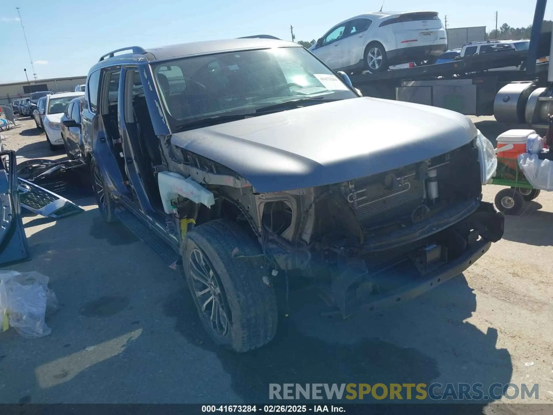 1 Photograph of a damaged car JN8AY2ND2L9110735 NISSAN ARMADA 2020