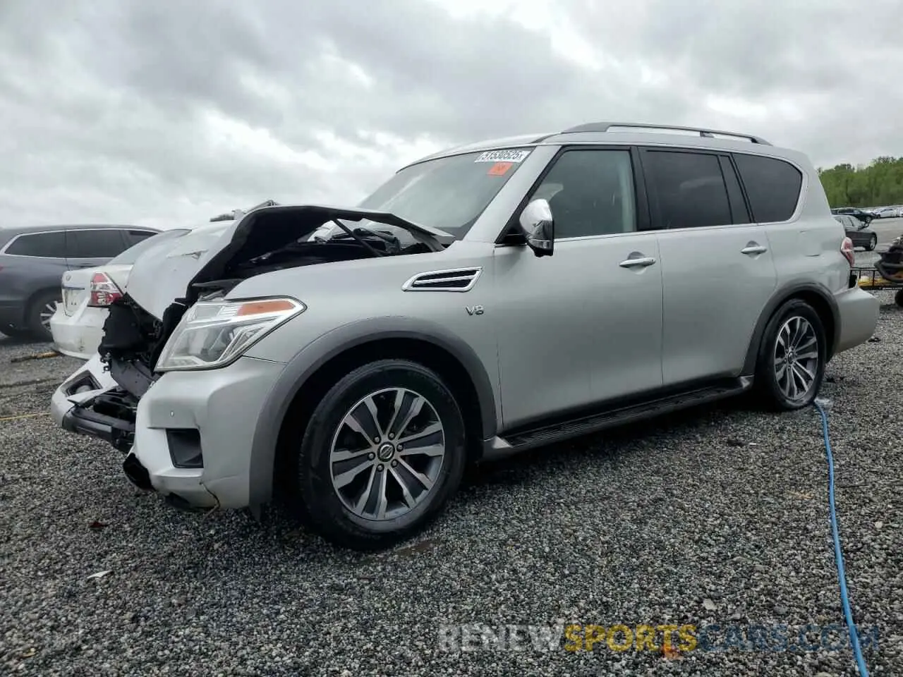 1 Photograph of a damaged car JN8AY2ND2LX017886 NISSAN ARMADA 2020