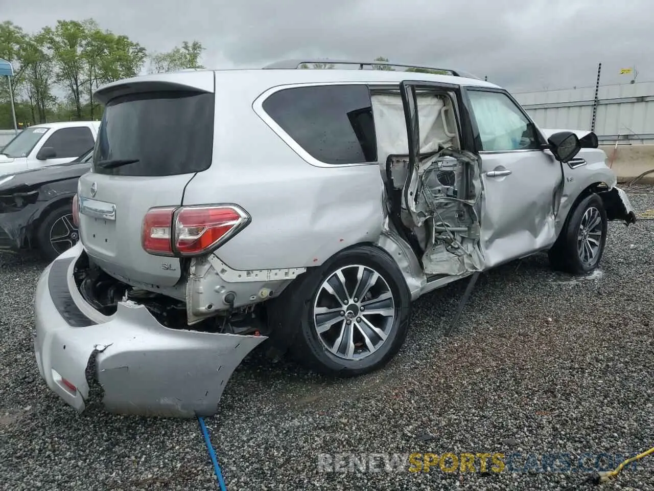 3 Photograph of a damaged car JN8AY2ND2LX017886 NISSAN ARMADA 2020