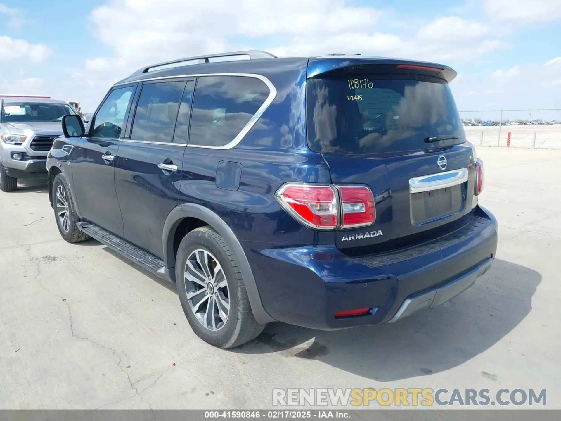 3 Фотография поврежденного автомобиля JN8AY2ND4L9108176 NISSAN ARMADA 2020