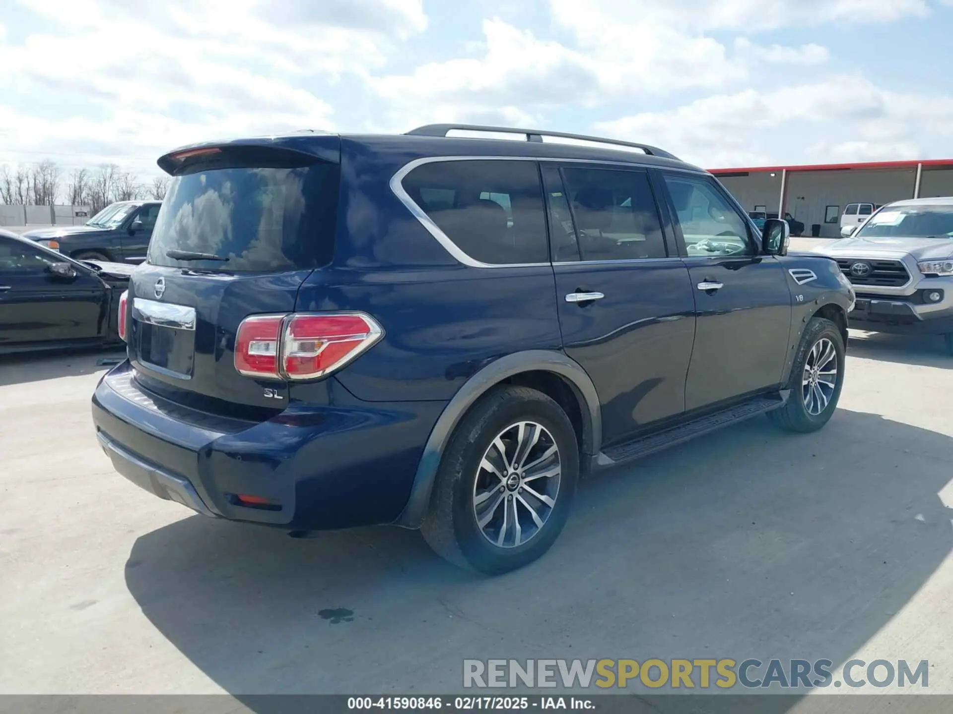 4 Фотография поврежденного автомобиля JN8AY2ND4L9108176 NISSAN ARMADA 2020