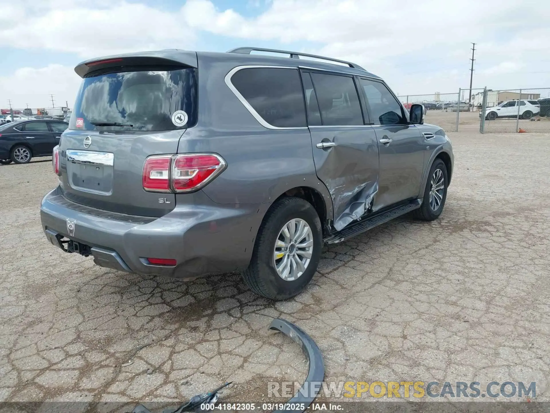 4 Фотография поврежденного автомобиля JN8AY2ND5LX017896 NISSAN ARMADA 2020