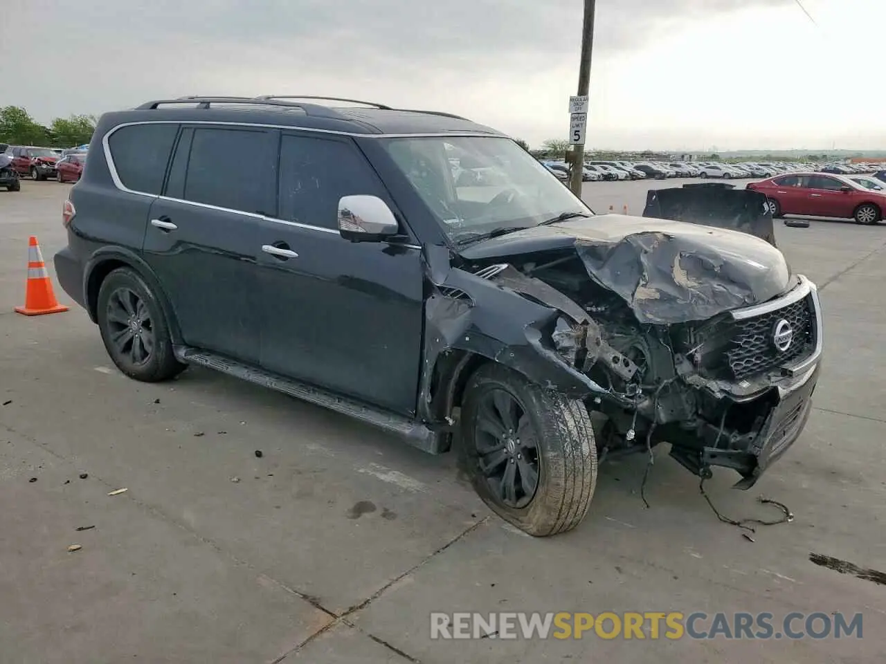 4 Photograph of a damaged car JN8AY2ND6L9111922 NISSAN ARMADA 2020