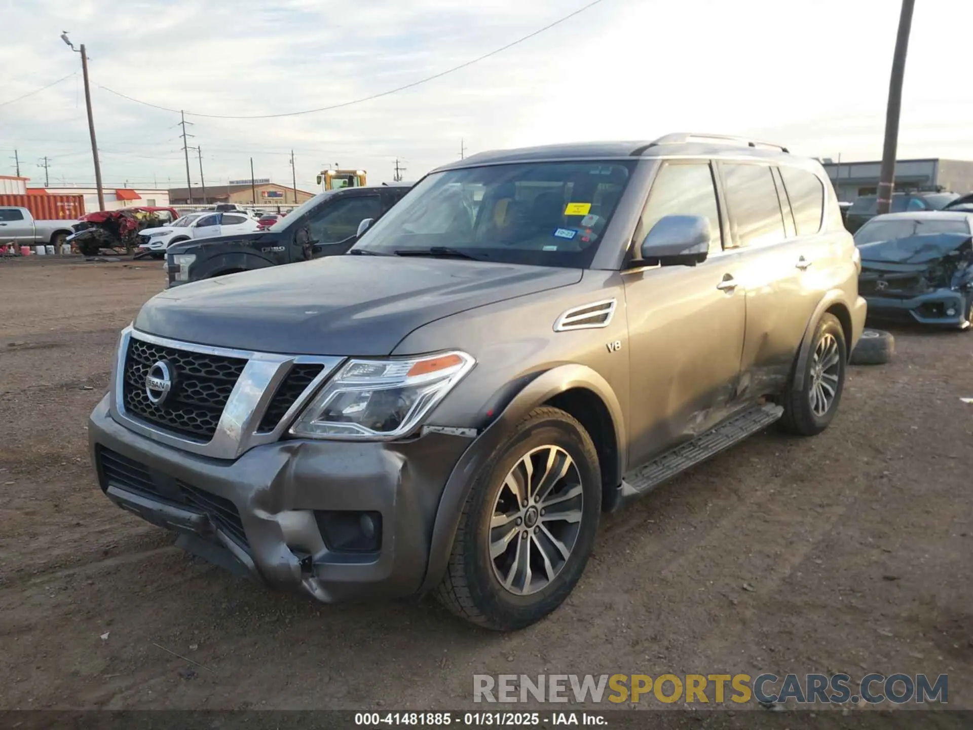 2 Фотография поврежденного автомобиля JN8AY2ND7LX015227 NISSAN ARMADA 2020