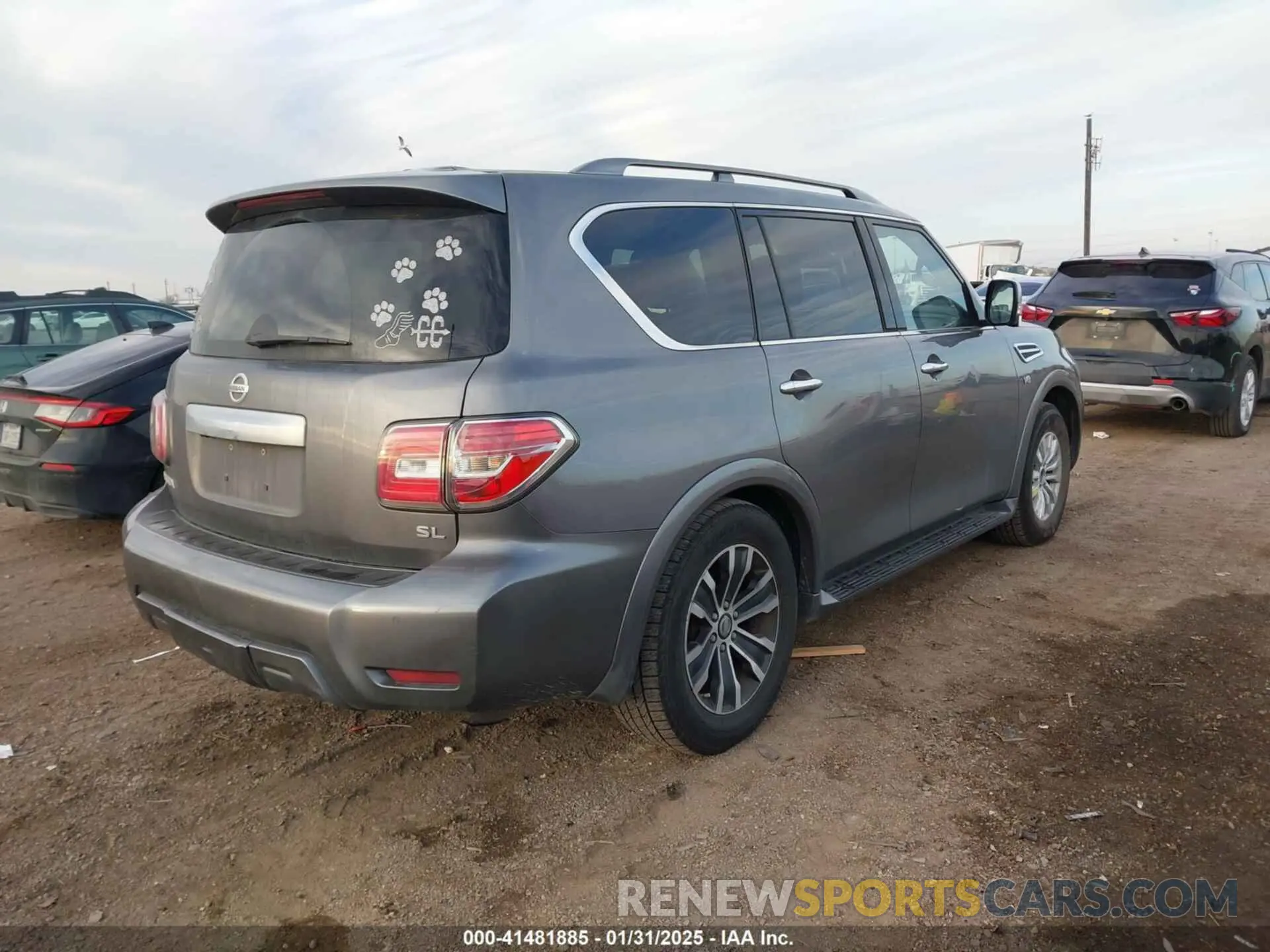 4 Фотография поврежденного автомобиля JN8AY2ND7LX015227 NISSAN ARMADA 2020