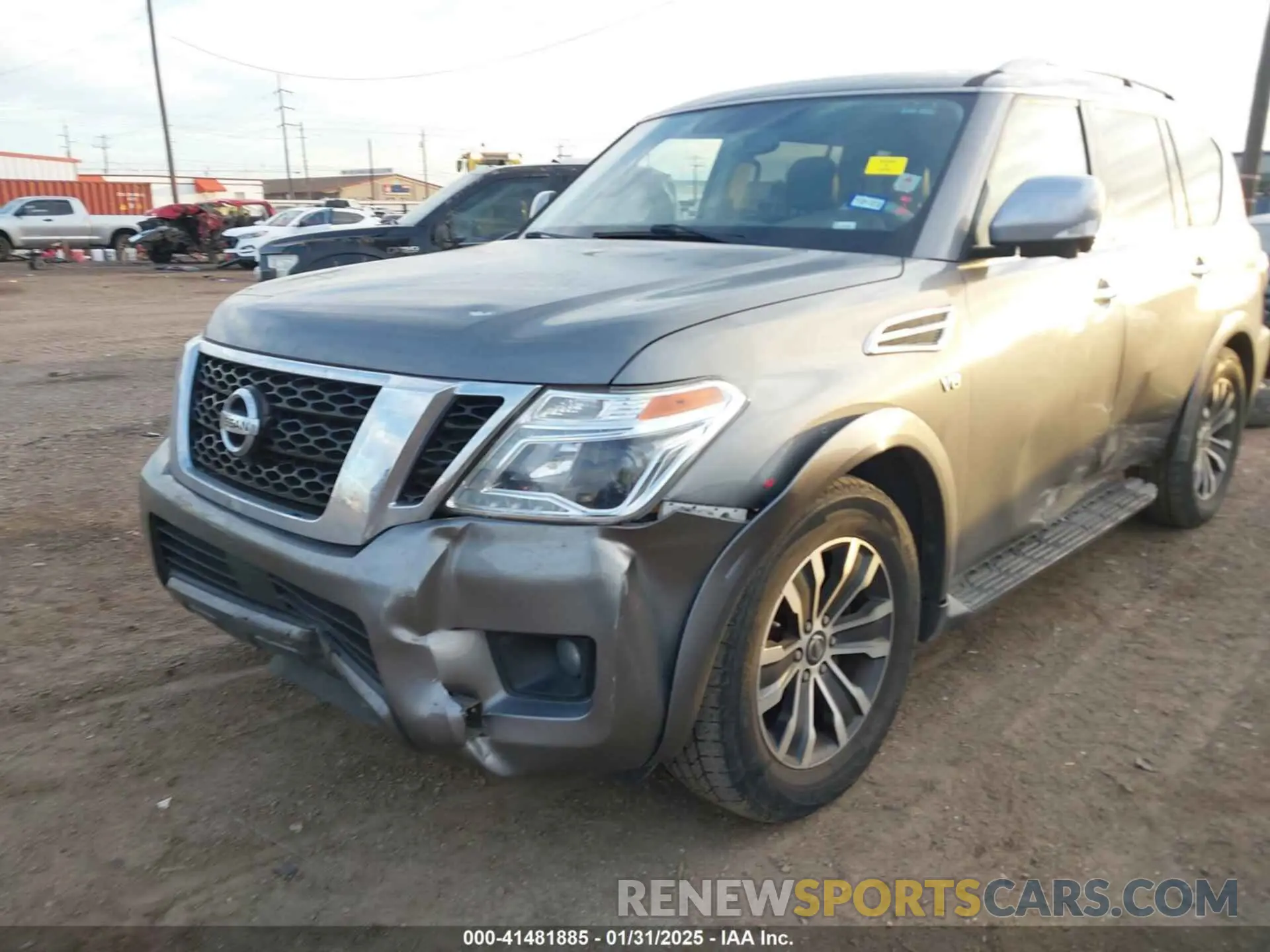 6 Фотография поврежденного автомобиля JN8AY2ND7LX015227 NISSAN ARMADA 2020