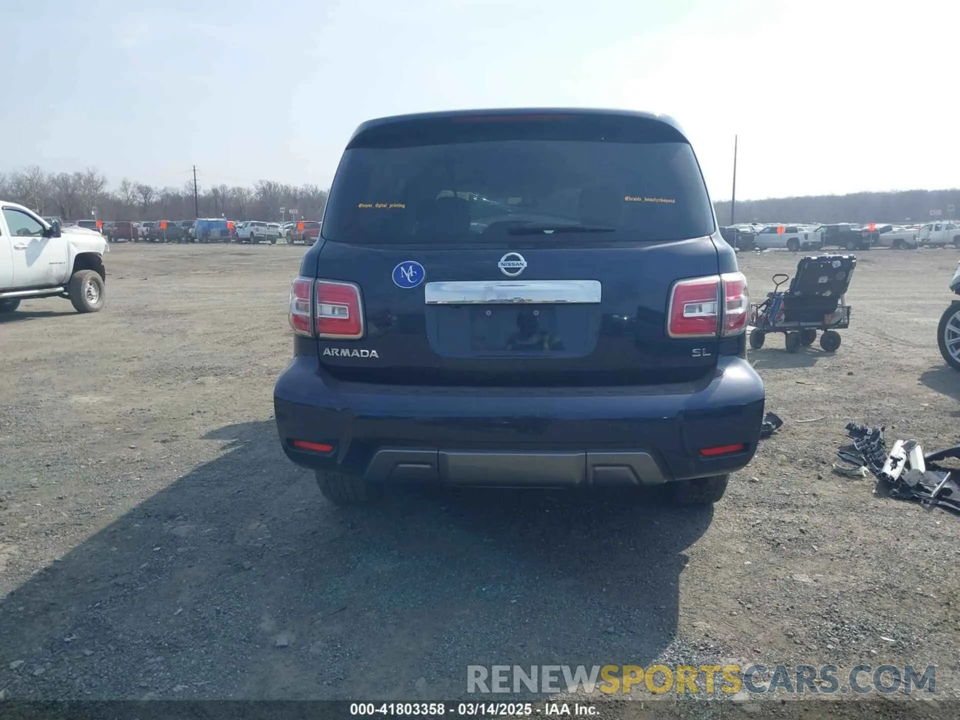17 Фотография поврежденного автомобиля JN8AY2NDXLX017988 NISSAN ARMADA 2020
