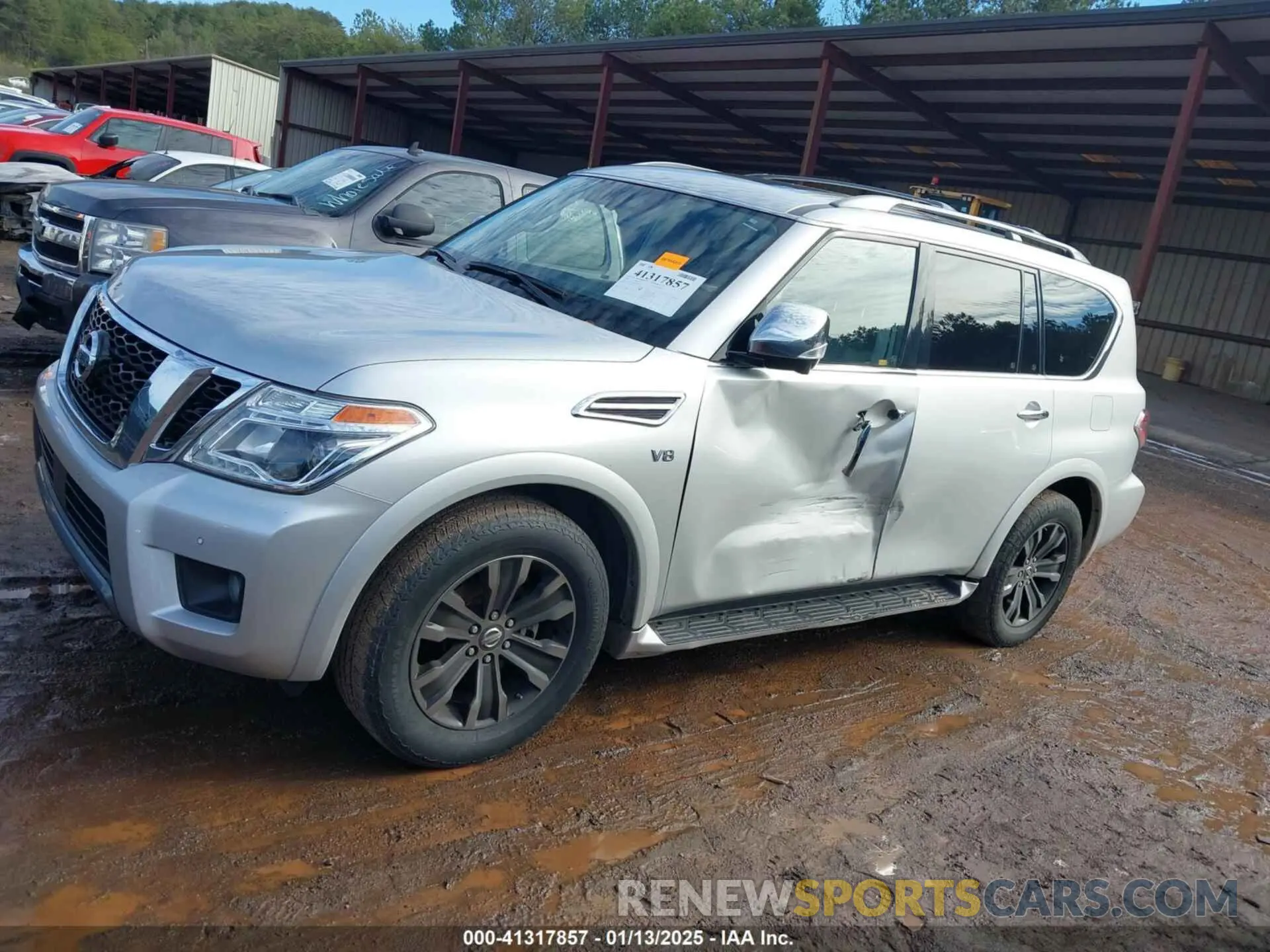 13 Photograph of a damaged car JN8AY2NF6L9360609 NISSAN ARMADA 2020