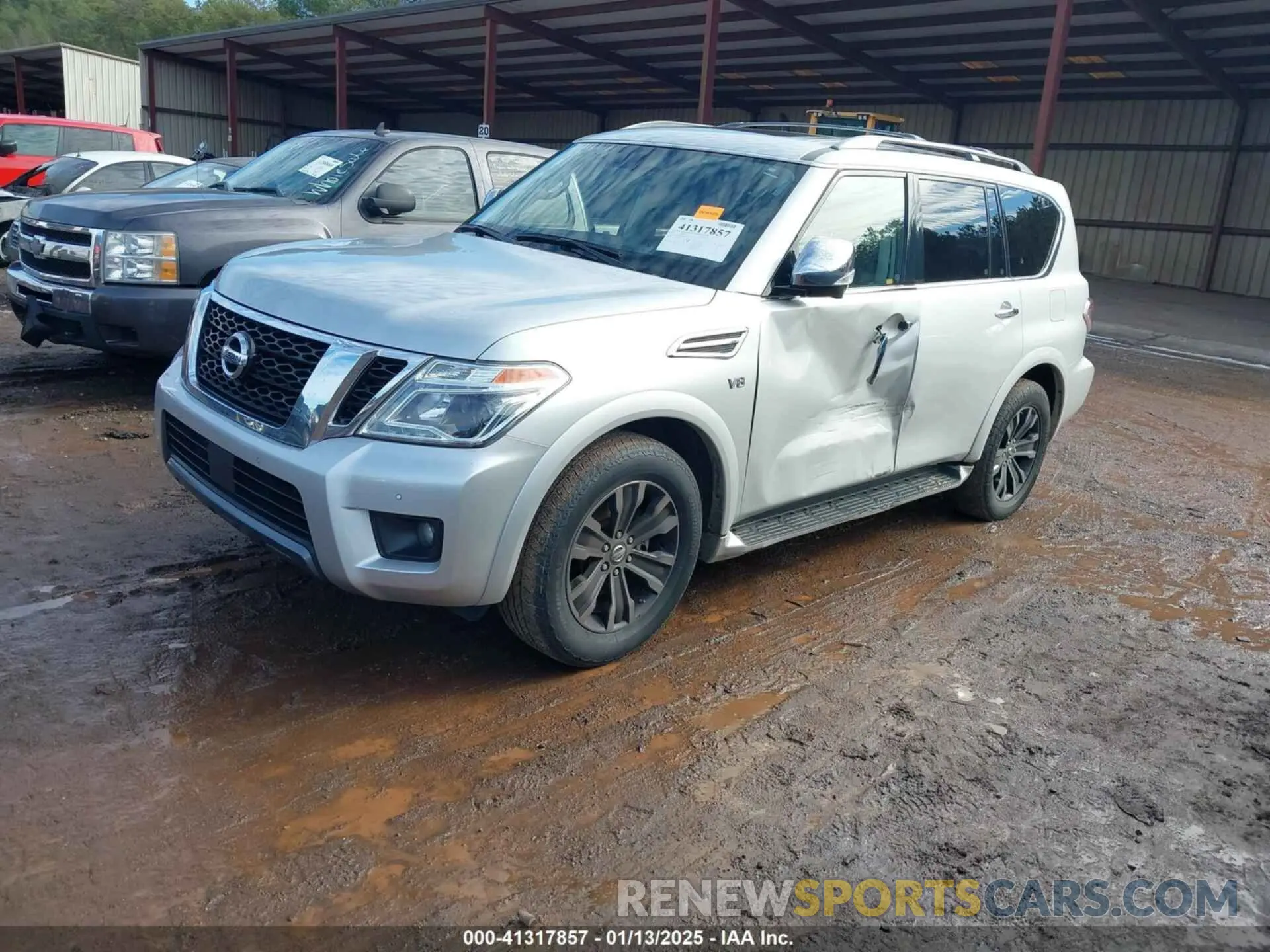 2 Photograph of a damaged car JN8AY2NF6L9360609 NISSAN ARMADA 2020