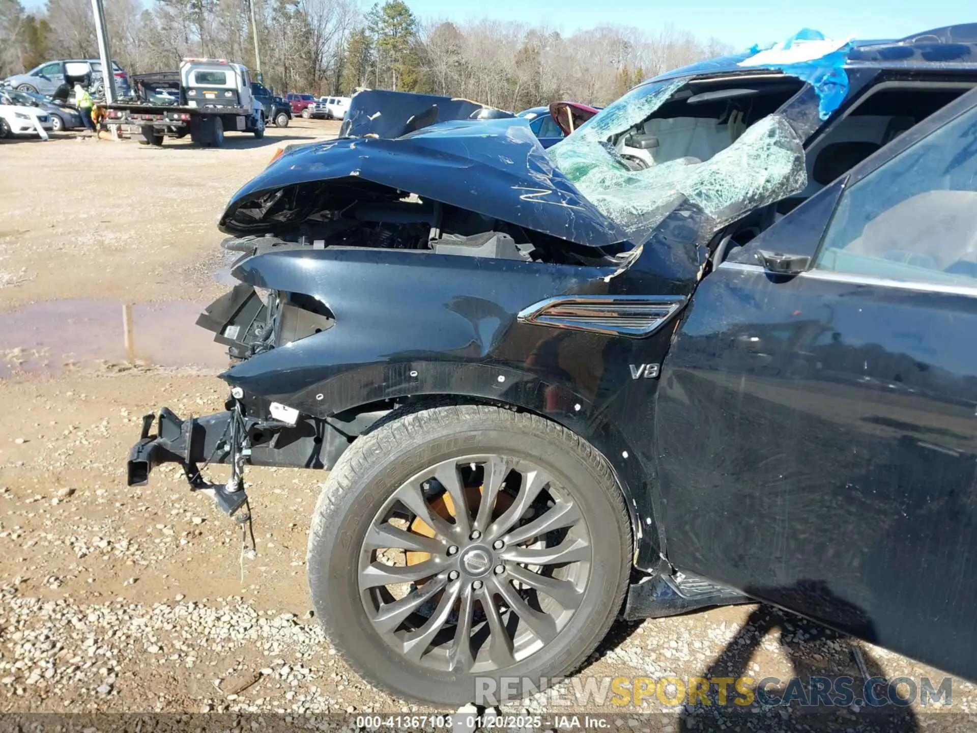 6 Photograph of a damaged car JN8AY2NF7L9360568 NISSAN ARMADA 2020