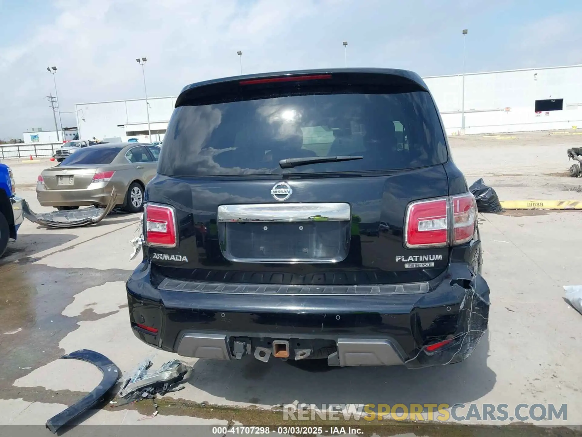 17 Photograph of a damaged car JN8AY2NF9L9360524 NISSAN ARMADA 2020