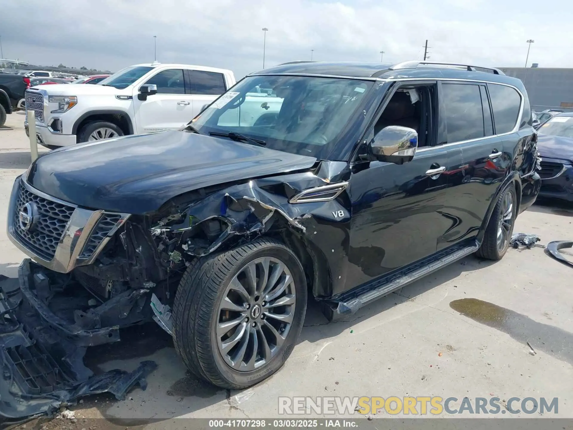 2 Photograph of a damaged car JN8AY2NF9L9360524 NISSAN ARMADA 2020