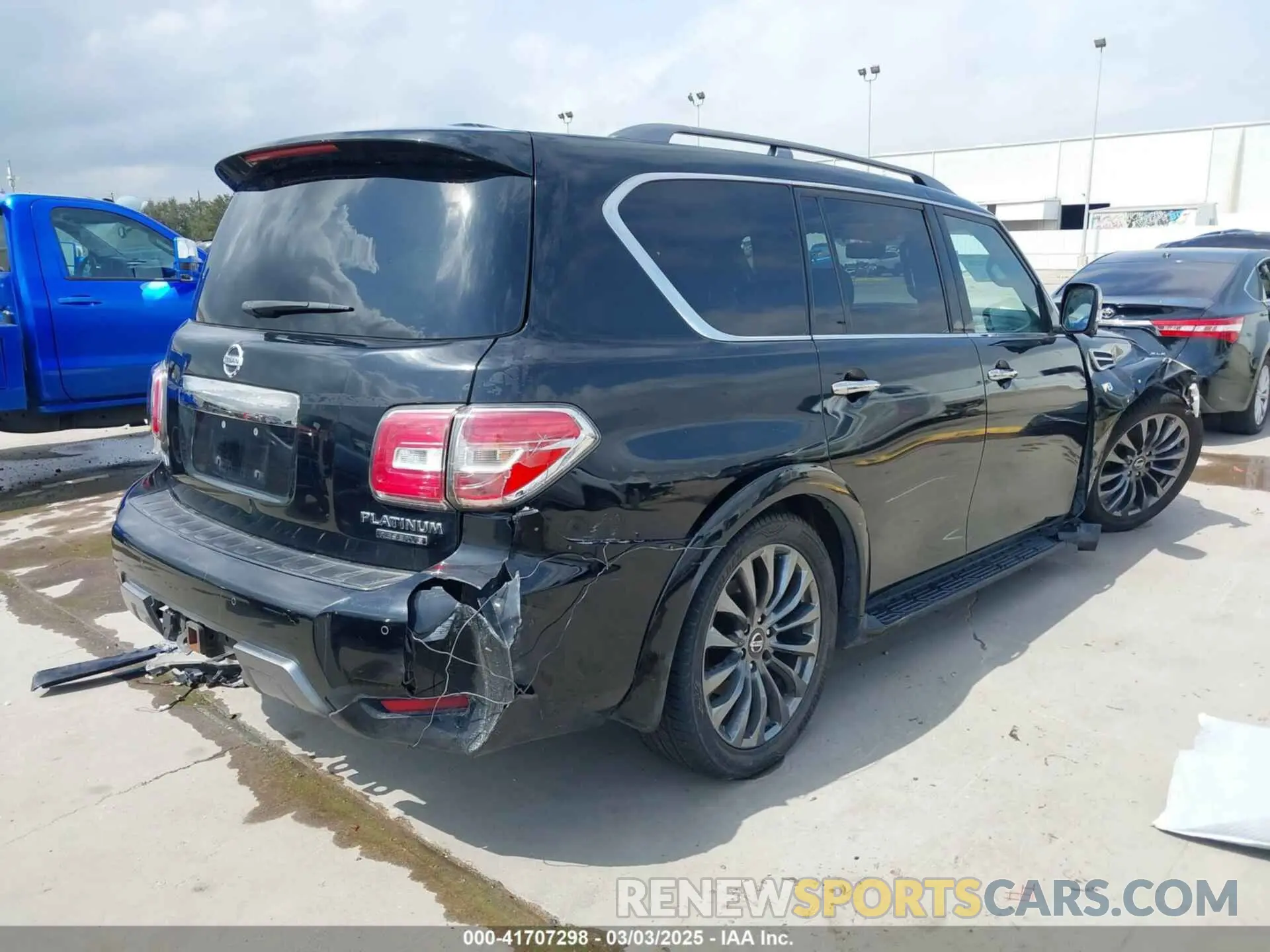 4 Photograph of a damaged car JN8AY2NF9L9360524 NISSAN ARMADA 2020